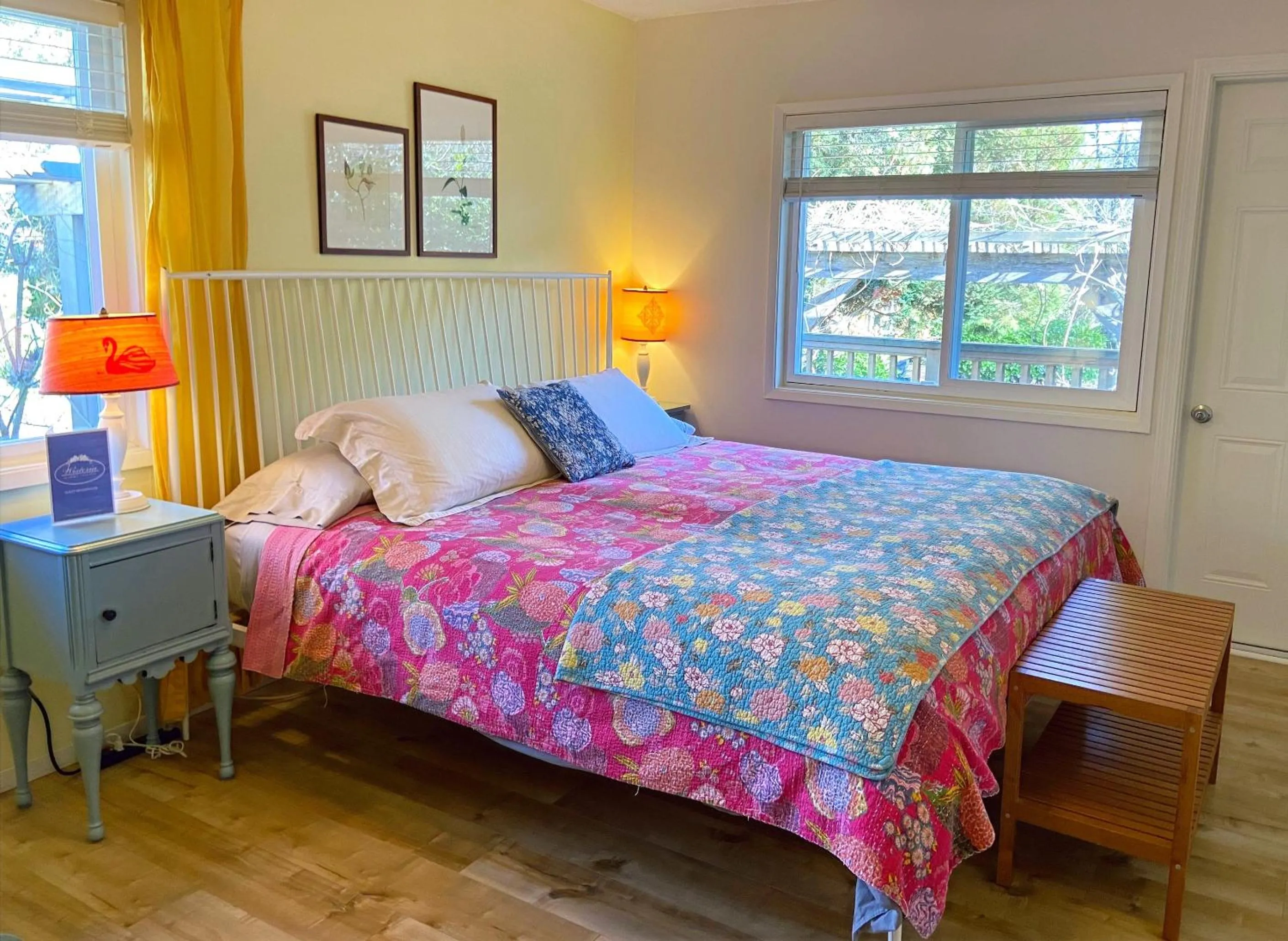 Bedroom, Bed in Wisteria Guest House