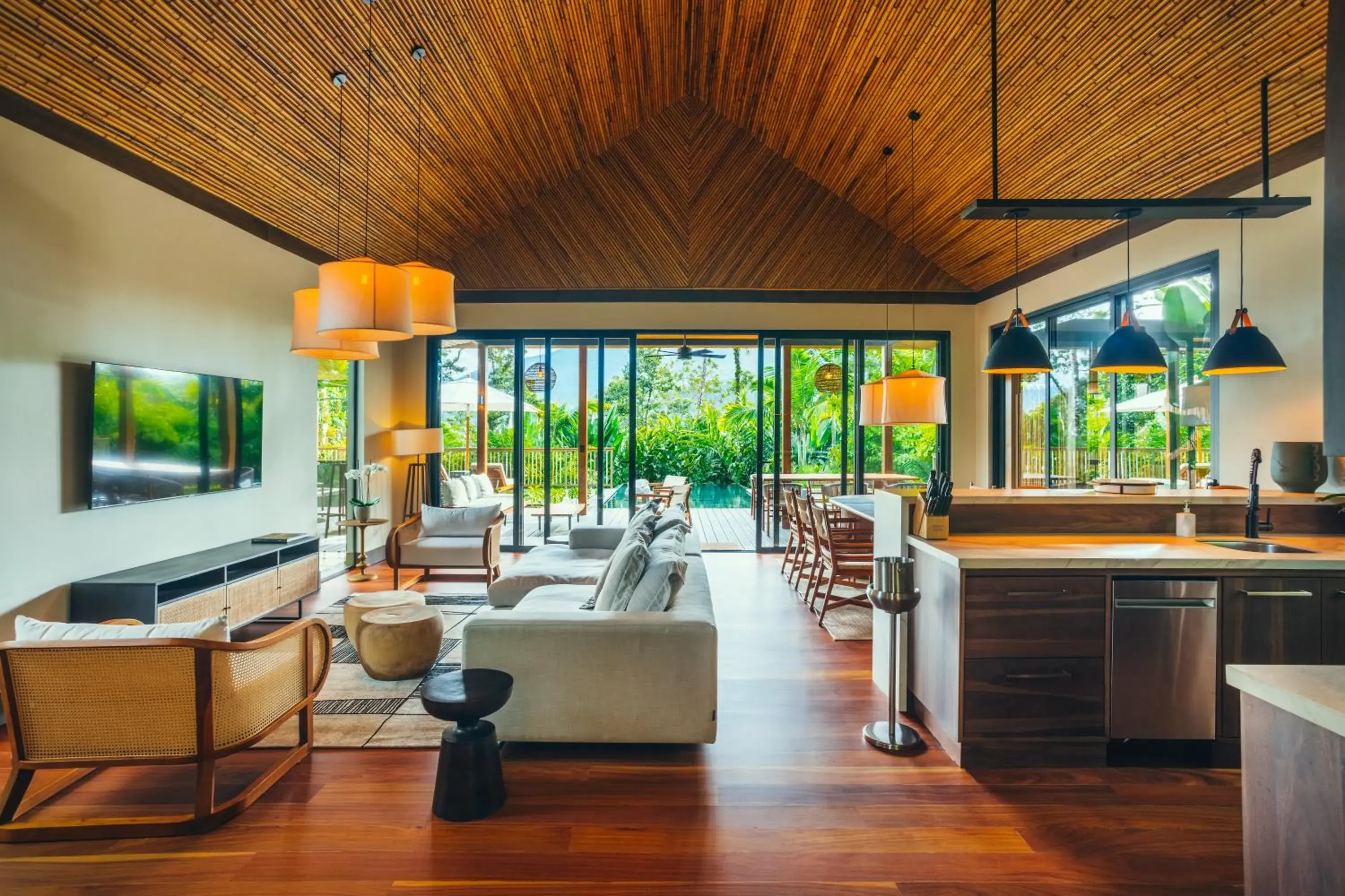 Living room in Nayara Tented Camp Living room in Nayara Tented Camp