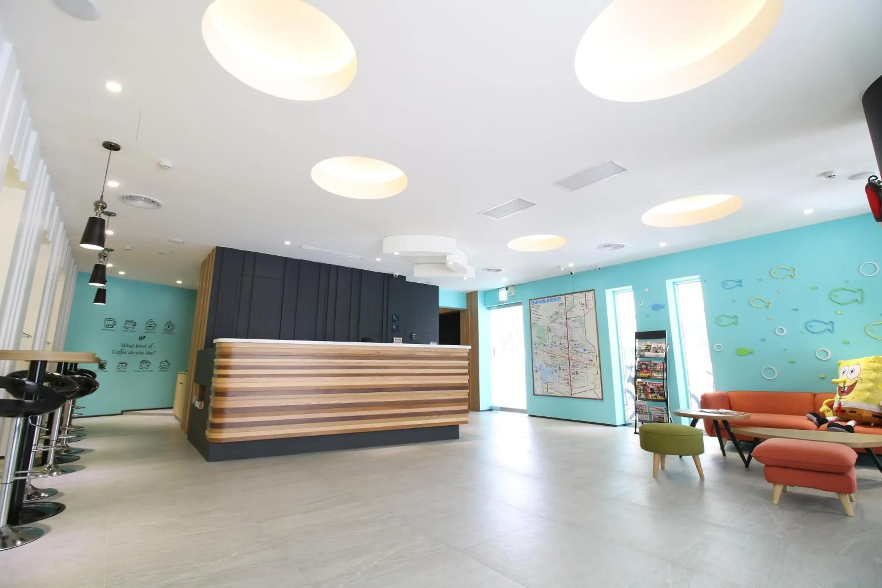 Lobby or reception in Blue Coast Hotel Lobby or reception in Blue Coast Hotel