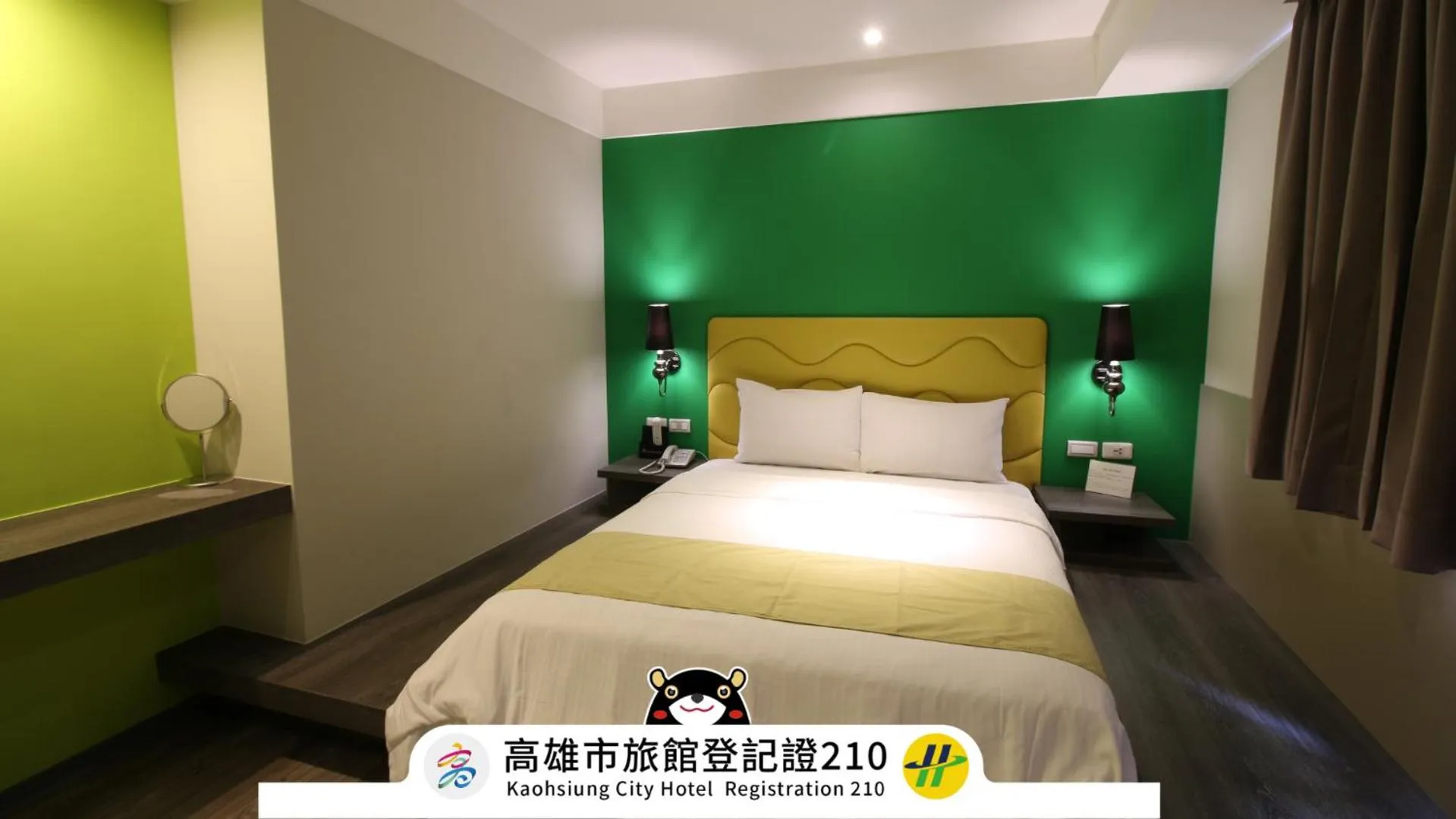 Bed in Blue Coast Hotel