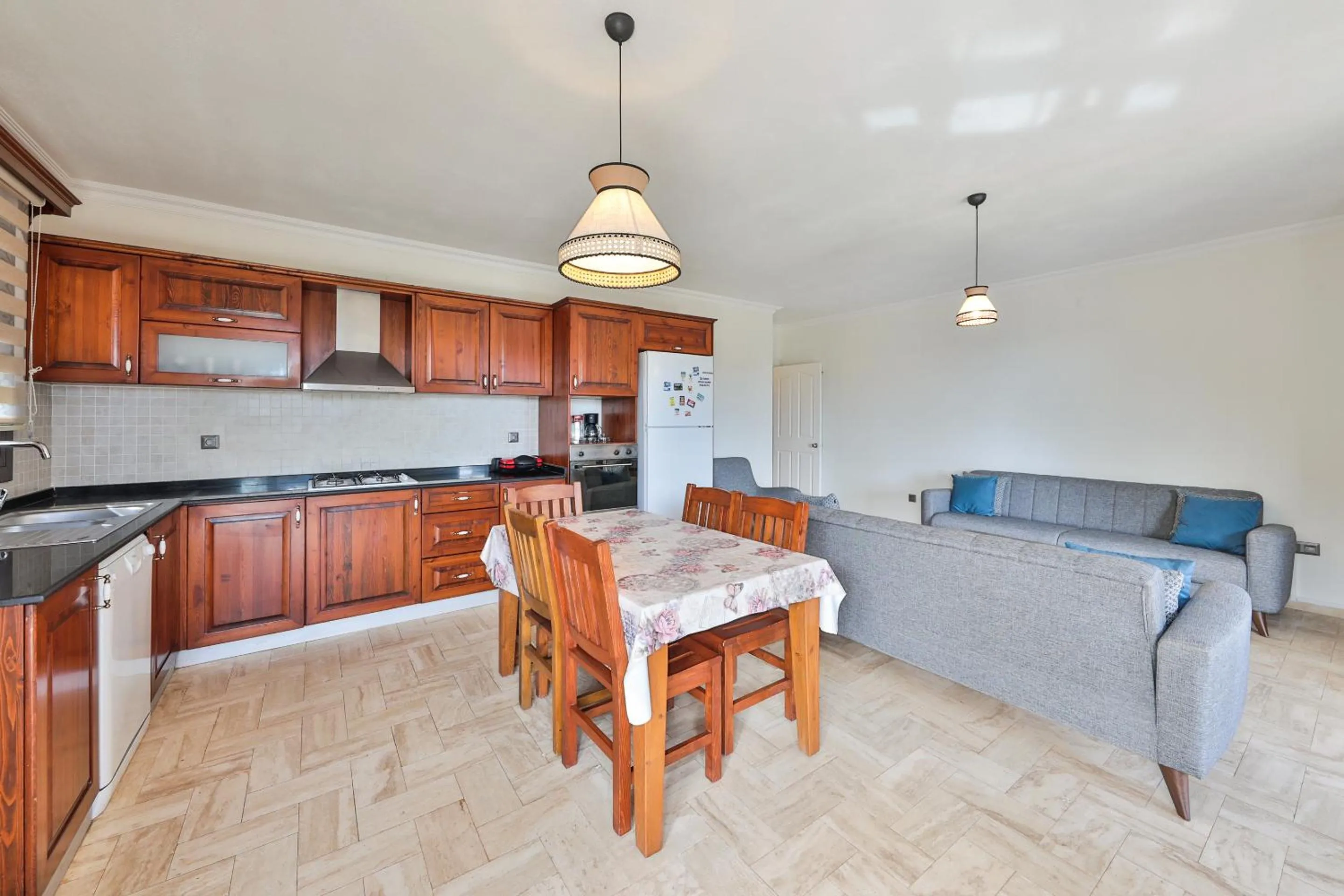 Seating area in Nirvana Apartments