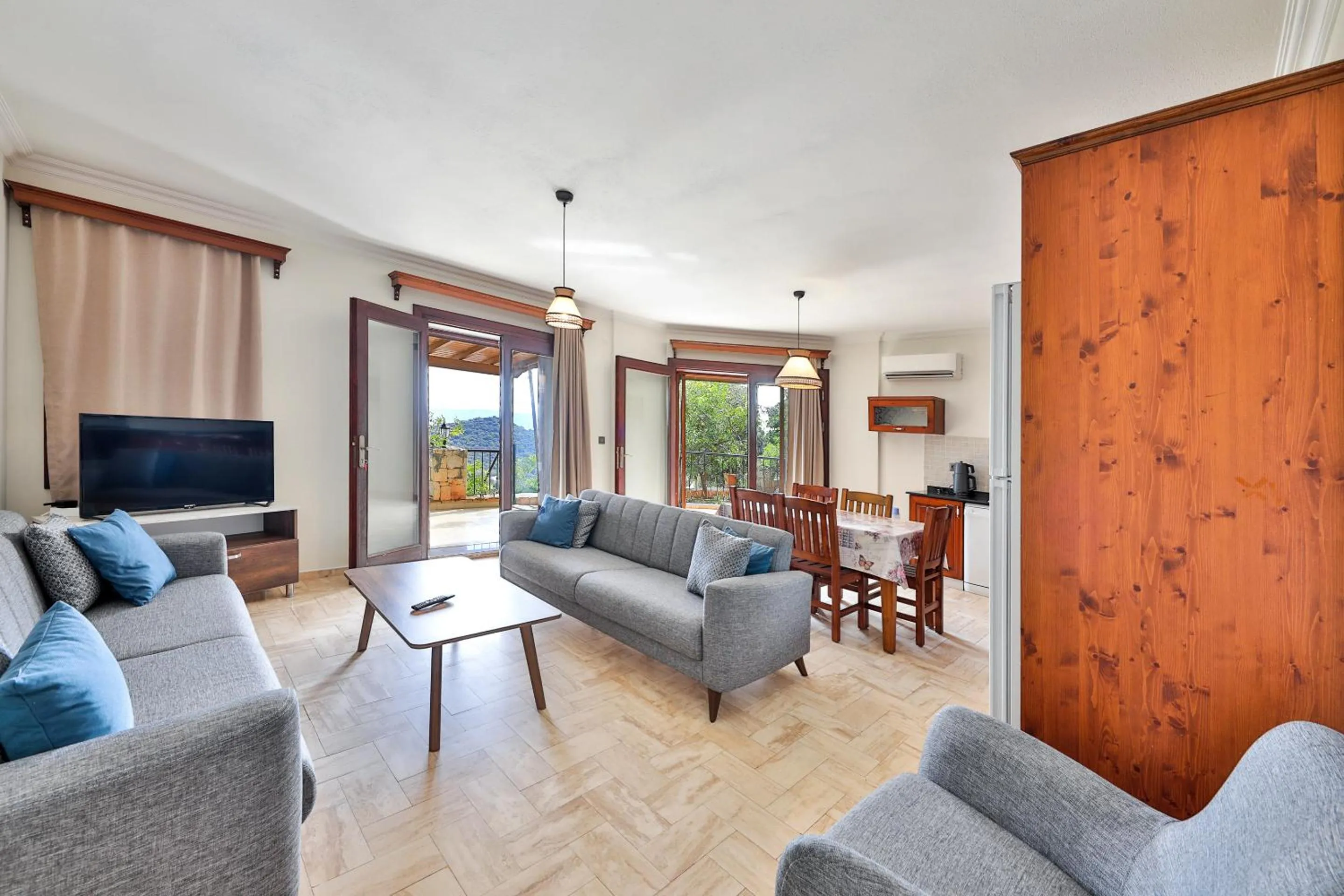 Living room in Nirvana Apartments