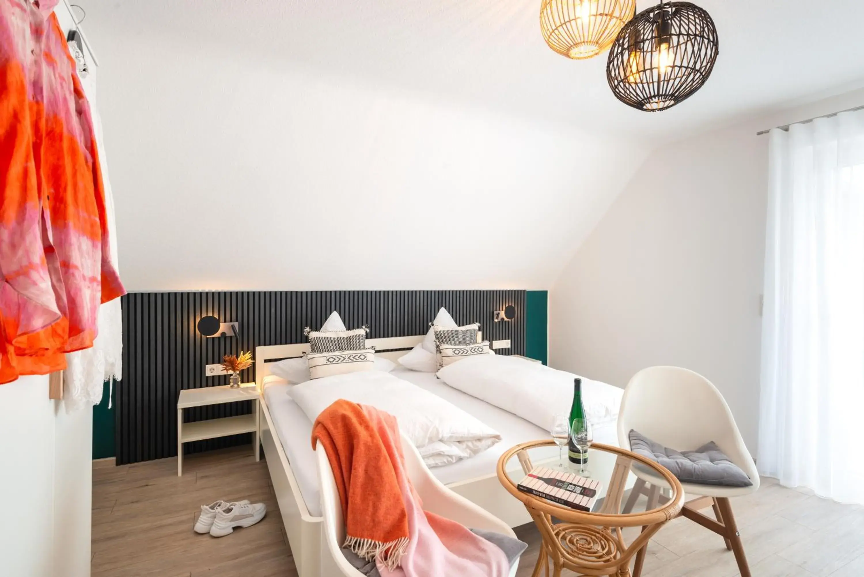 Deluxe Double Room with Balcony - single occupancy in Moselweingut & Gästehaus Hubertushof Deluxe Double Room with Balcony - single occupancy in Moselweingut & Gästehaus Hubertushof