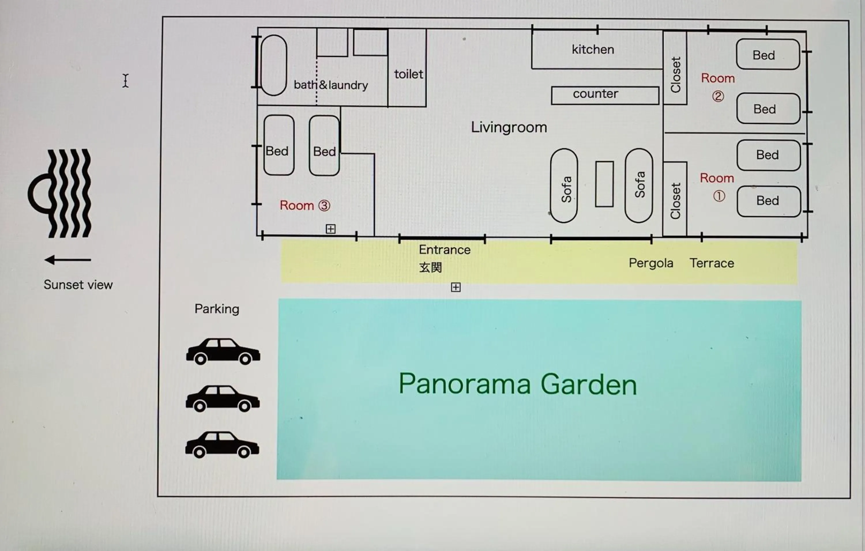Floor plan in Panorama