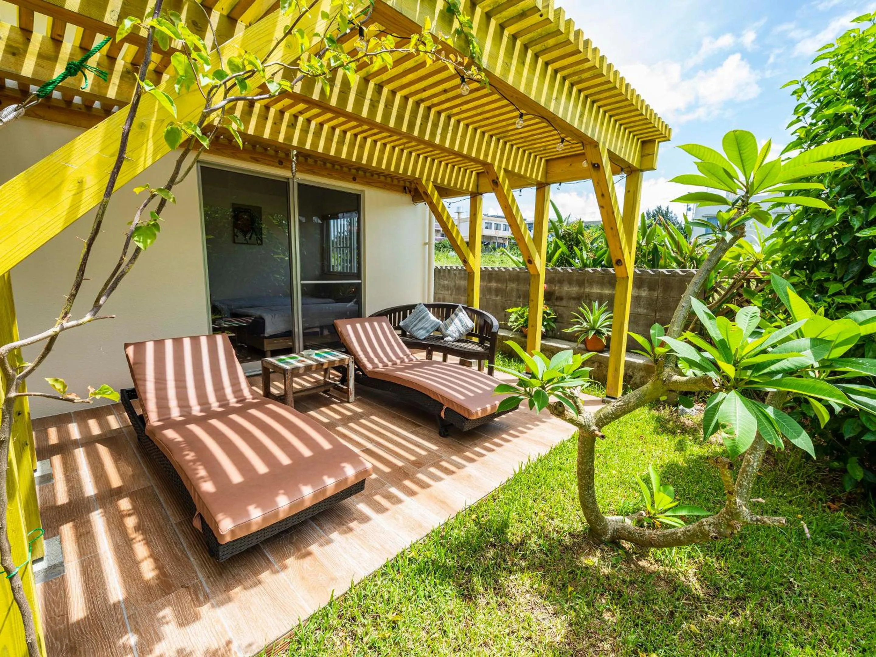 Garden view in Panorama