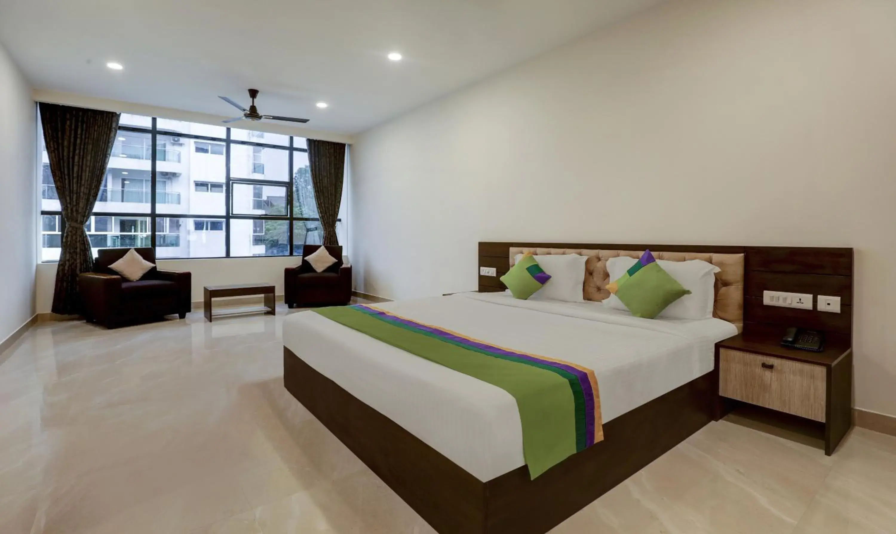 Photo of the whole room, Bed in Treebo The Horizon Kankanady Photo of the whole room, Bed in Treebo The Horizon Kankanady