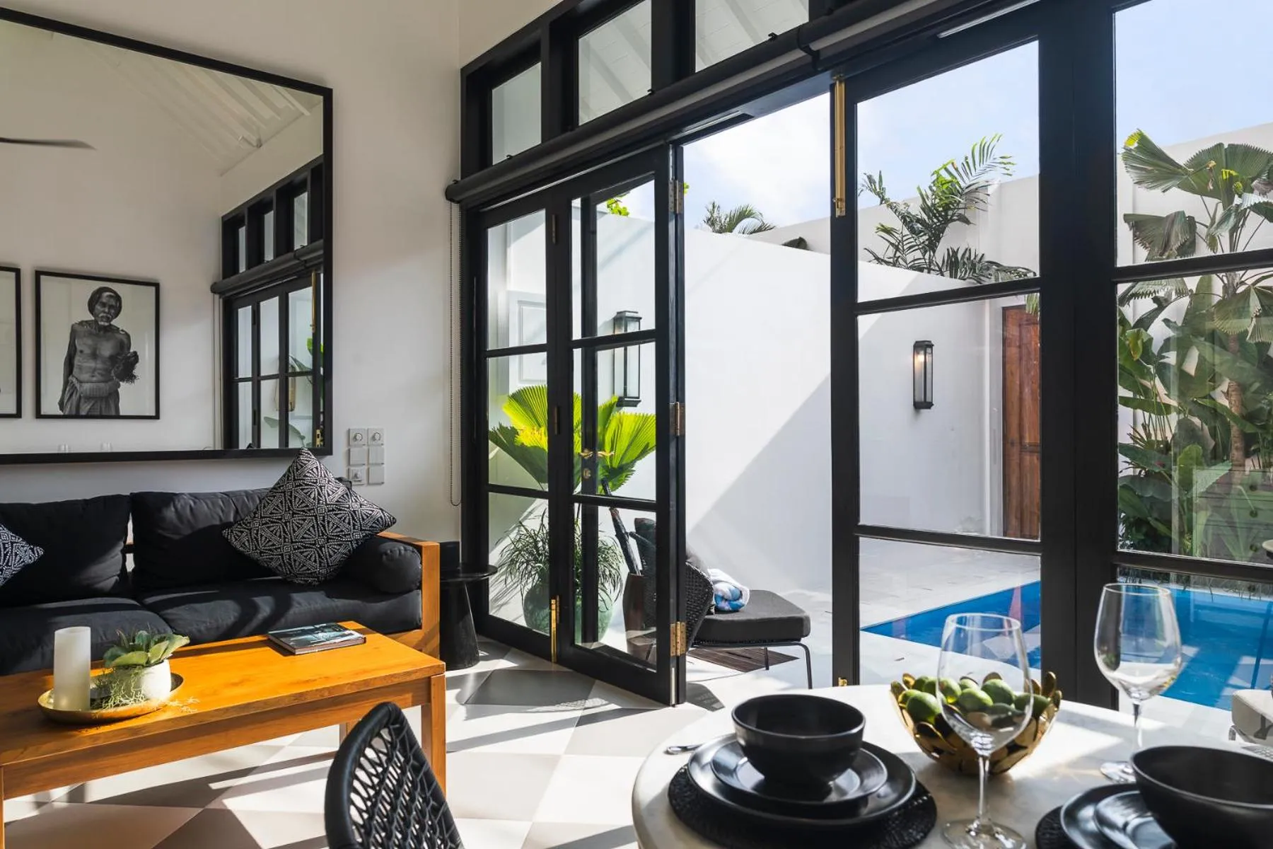 Living room in Villa Chino