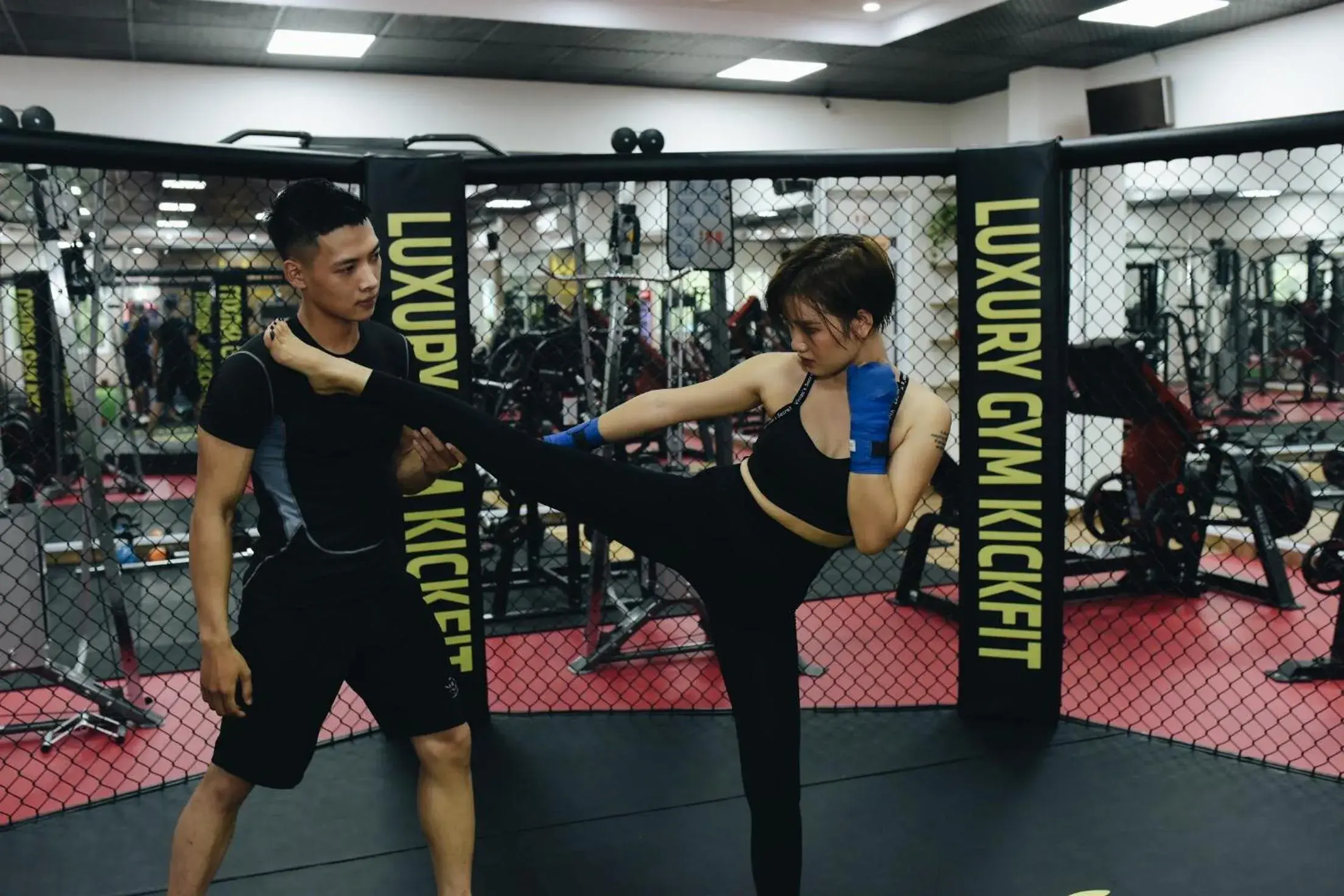 Fitness centre/facilities in Manh Quan Luxury Hotel Fitness centre/facilities in Manh Quan Luxury Hotel