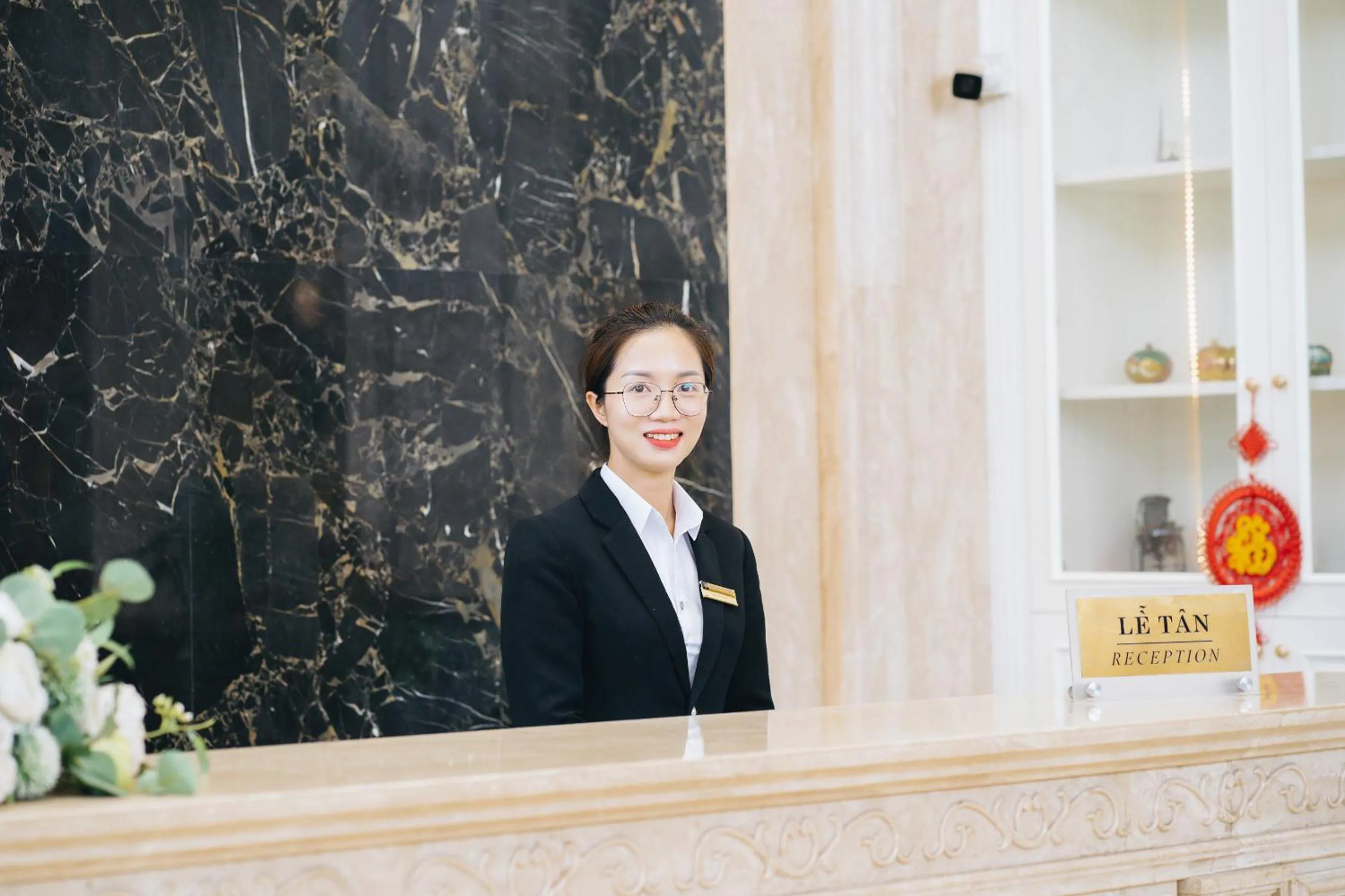 Lobby or reception in Manh Quan Luxury Hotel