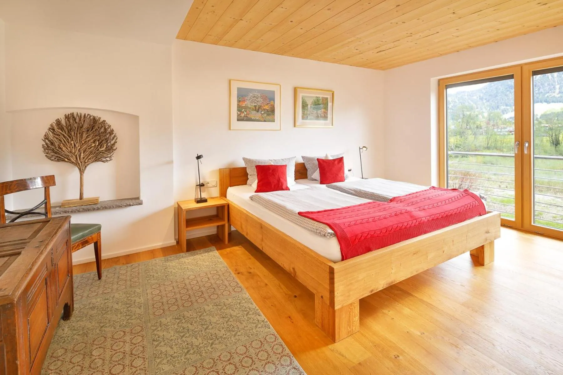 Bed in "Landhaus Panorama" - Luxuriöse Ferienwohnungen in bester Lage für gehobene Ansprüche