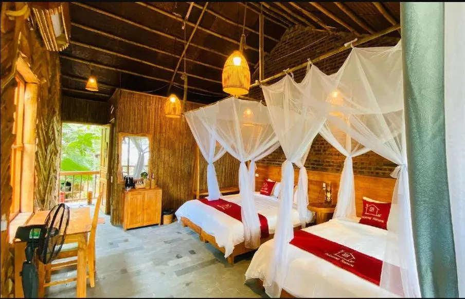 Bed in Pu Luong Natura