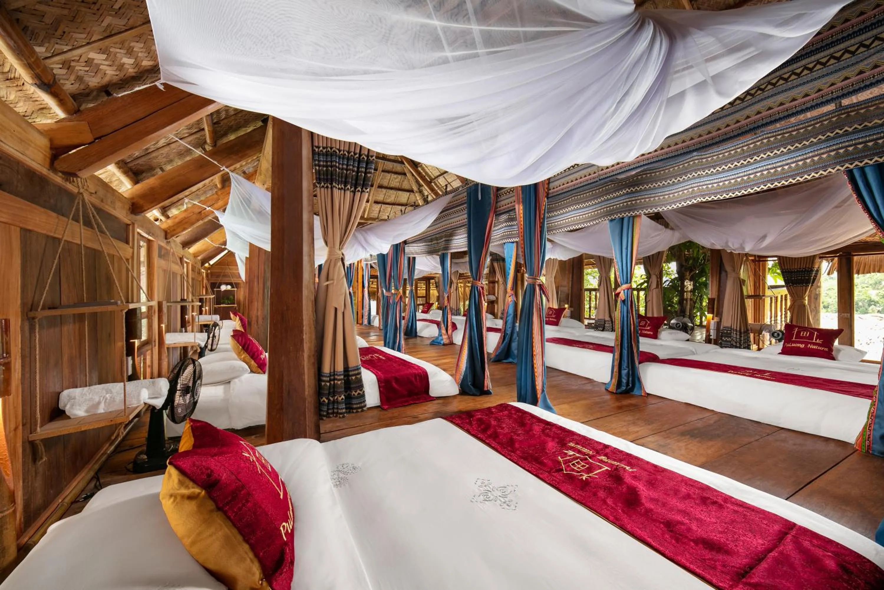 Bed in Pu Luong Natura