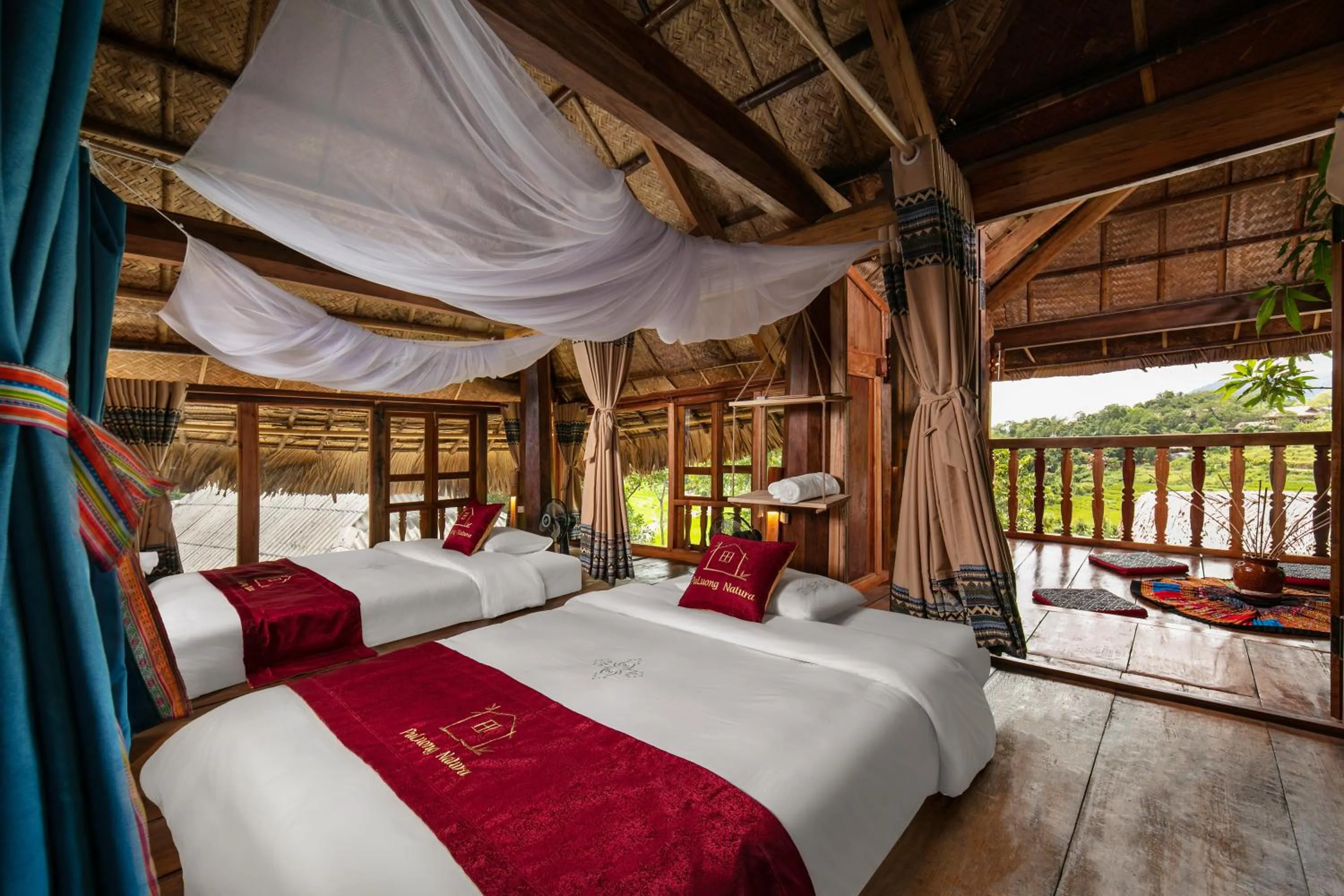 Bed in Pu Luong Natura