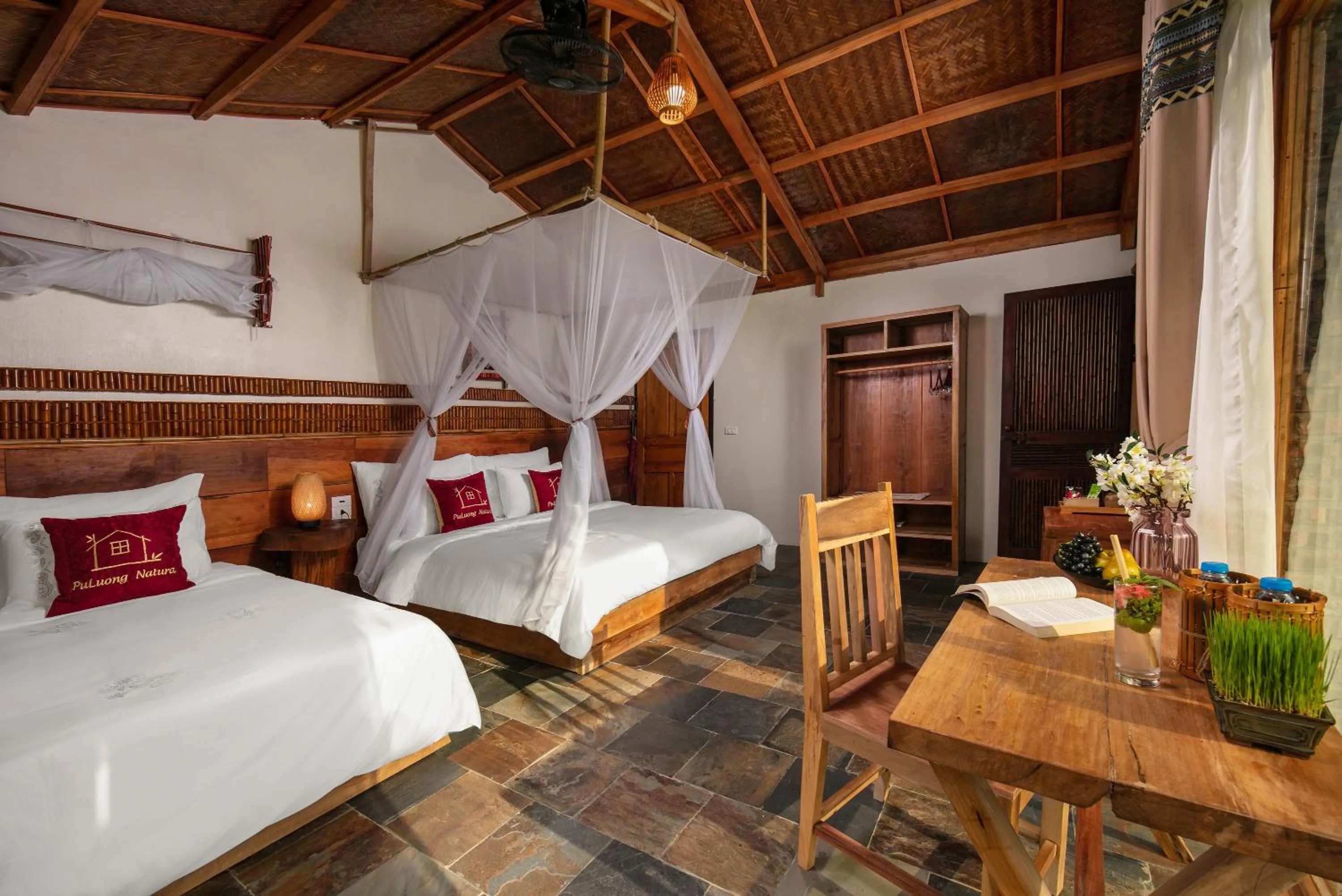 Bed in Pu Luong Natura