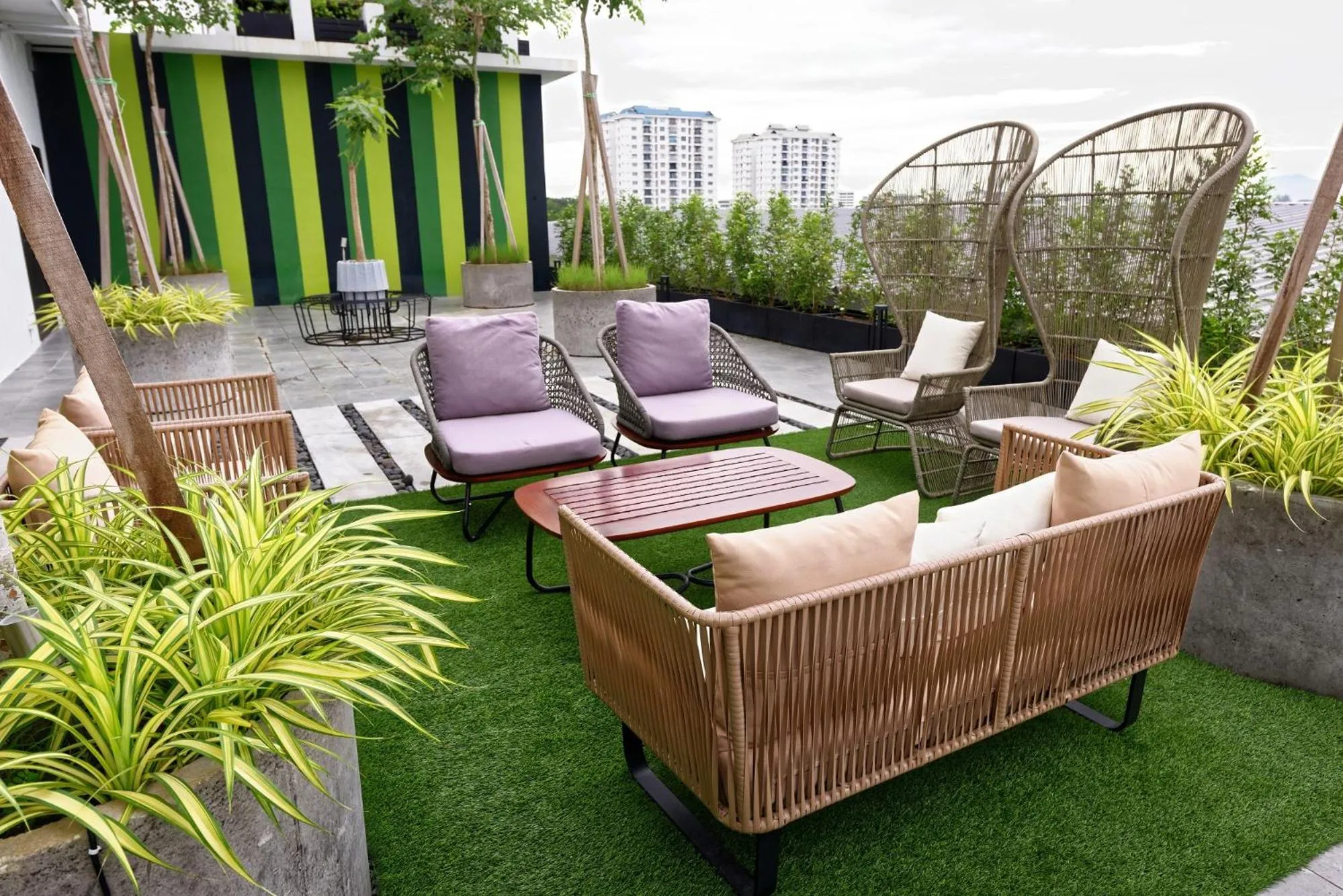 Garden in Sojourn Spa Hotel Ipoh