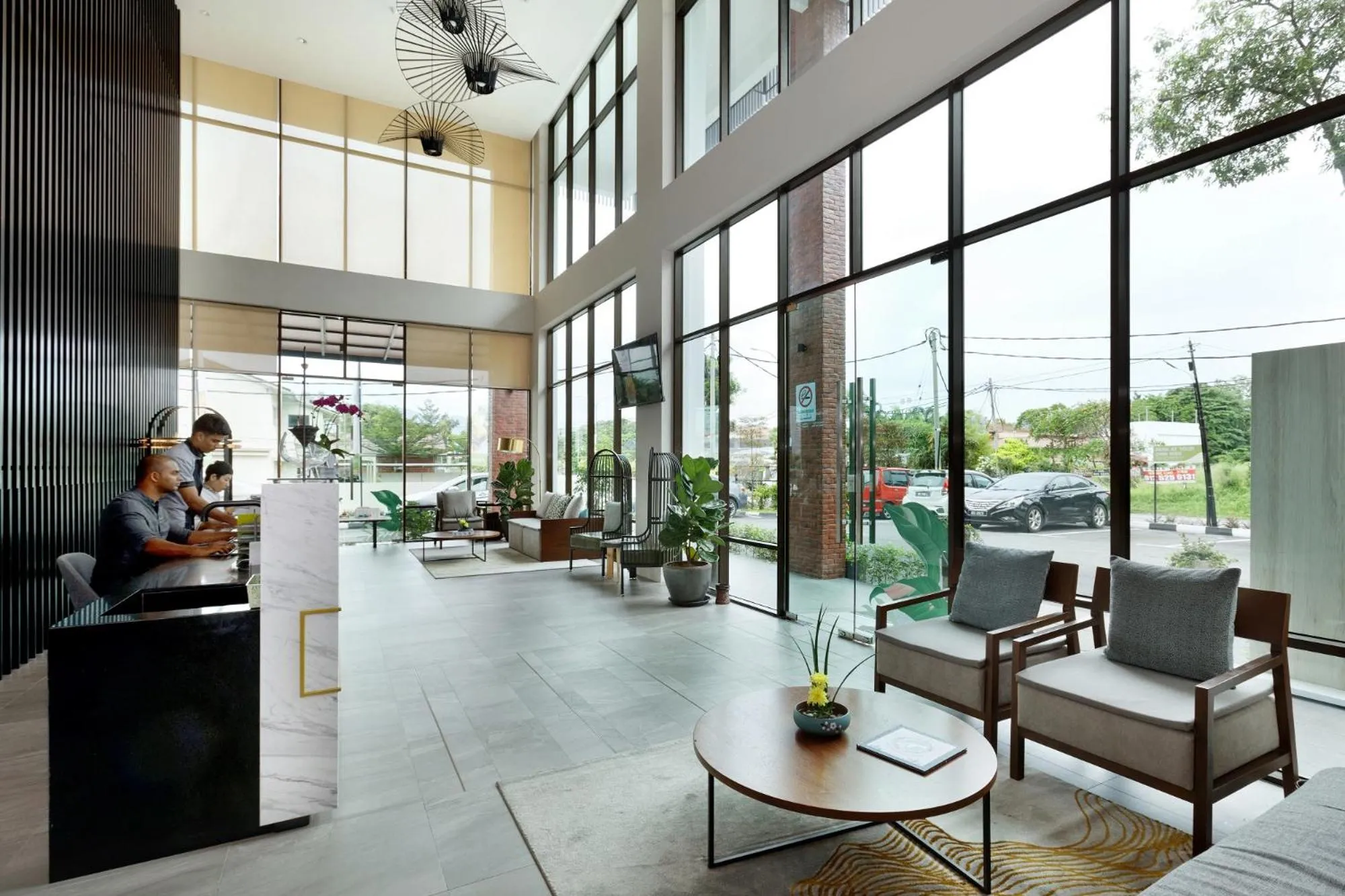 Lobby or reception in Sojourn Spa Hotel Ipoh