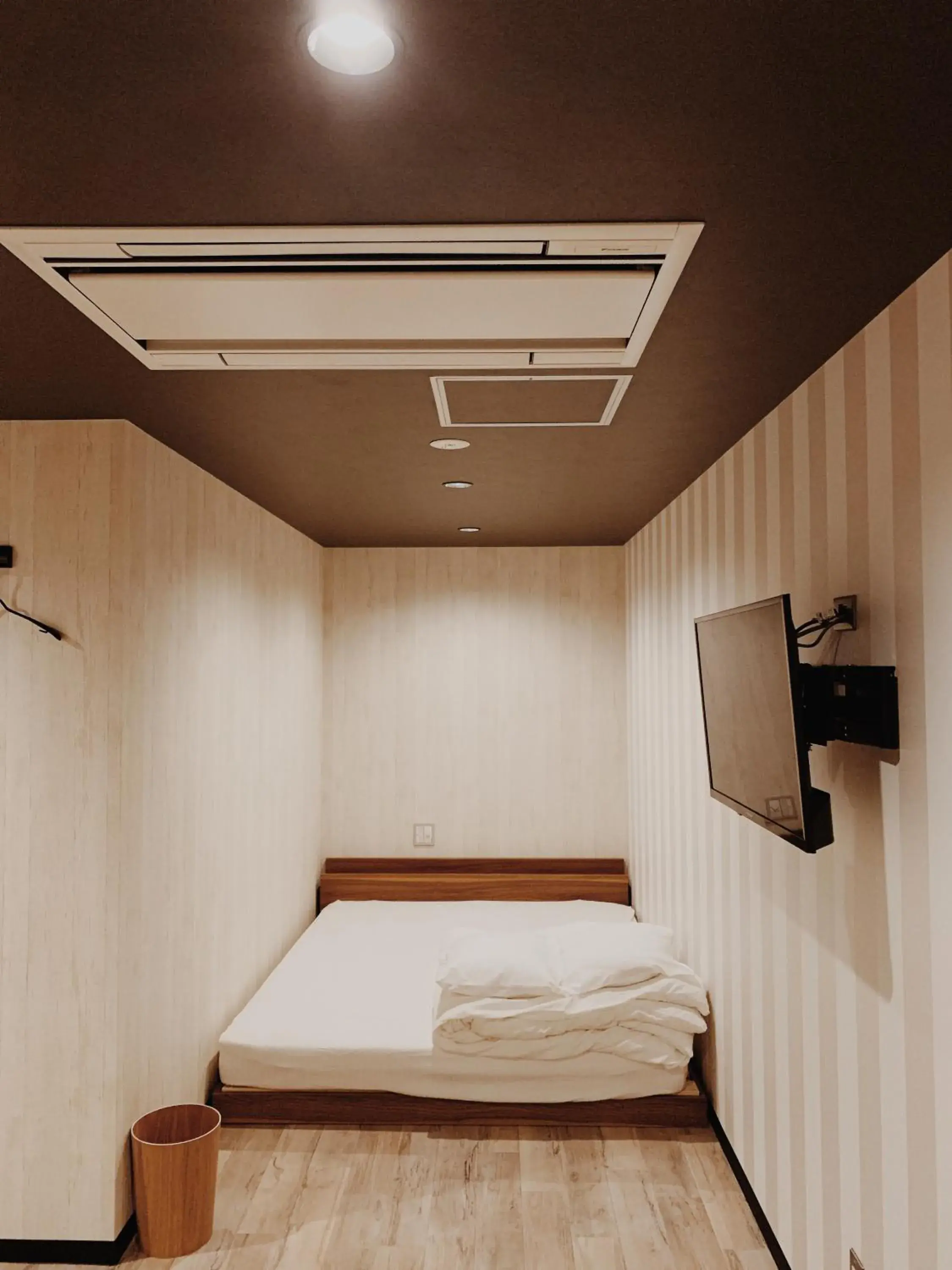 Bed in Hotel Capsule Inn Shizuoka Bed in Hotel Capsule Inn Shizuoka