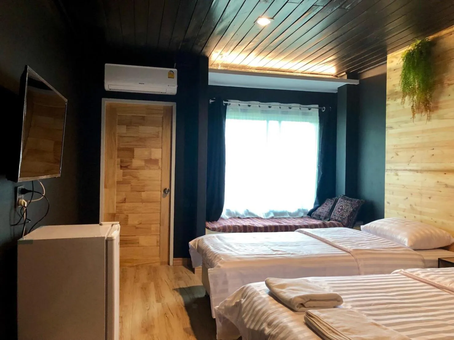 Bed in Ruankaew Boutique Resort Lampang