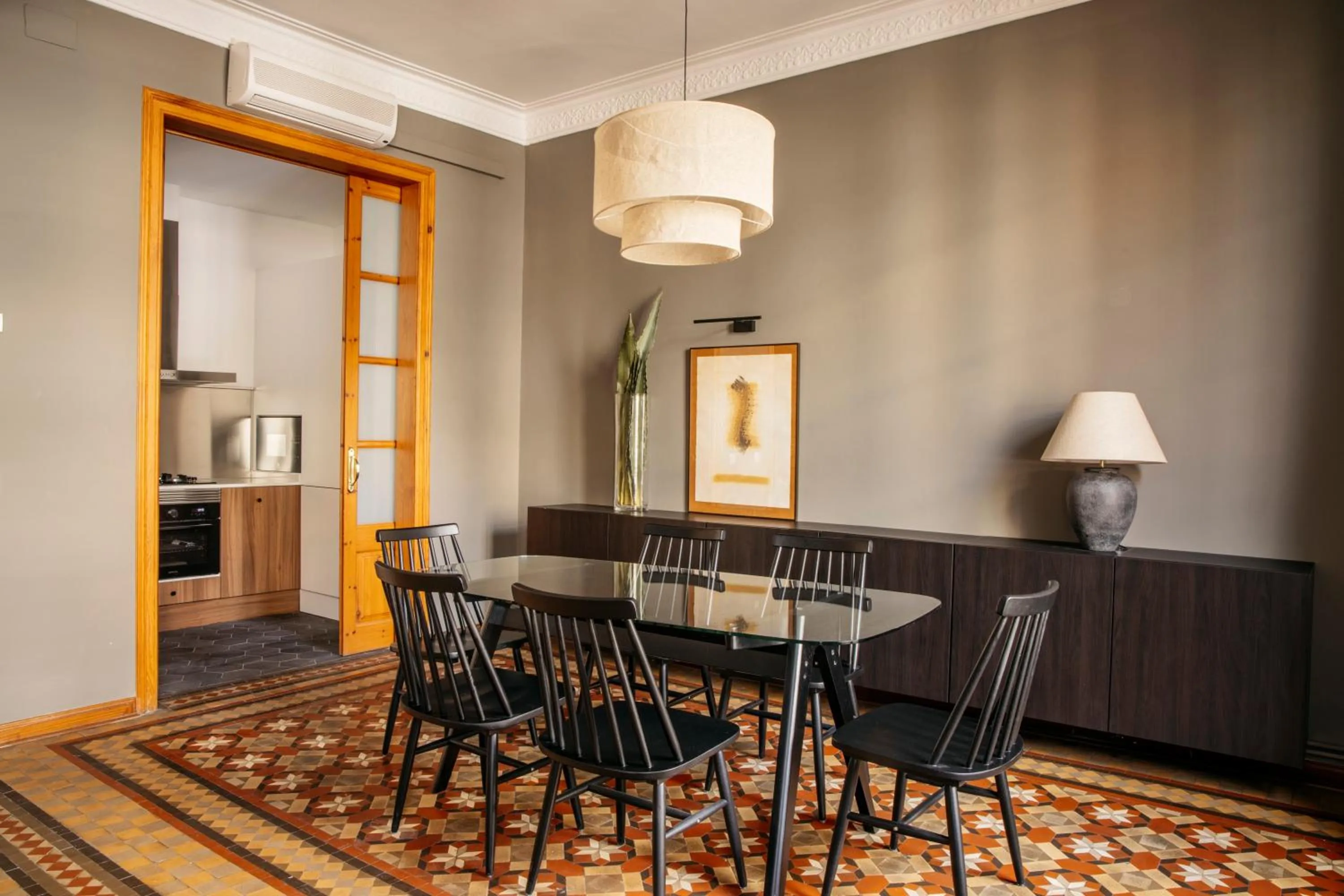 Living room in Barcelona Apartment Val