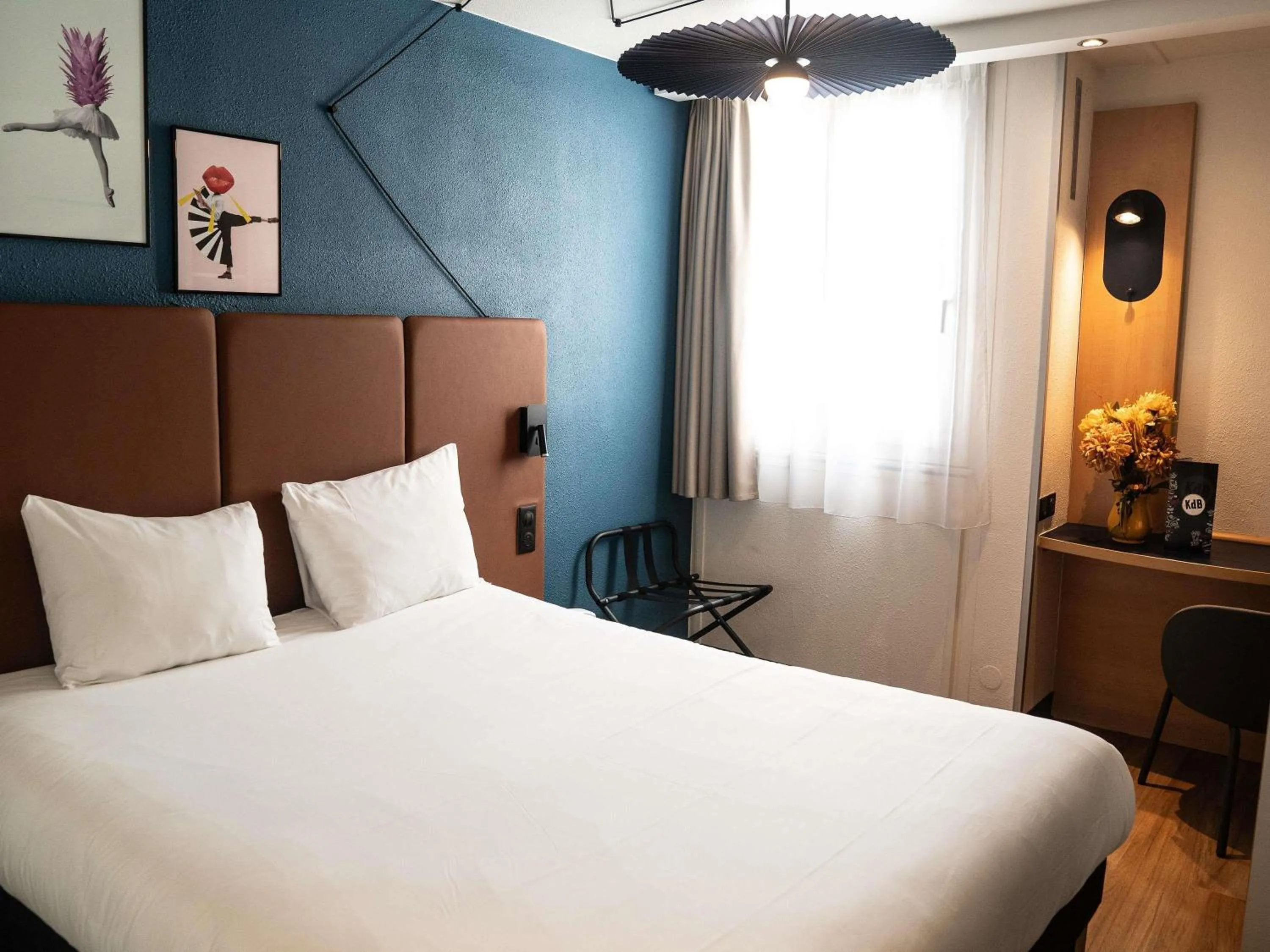 Bedroom, Bed in ibis Saint-Denis Stade Ouest