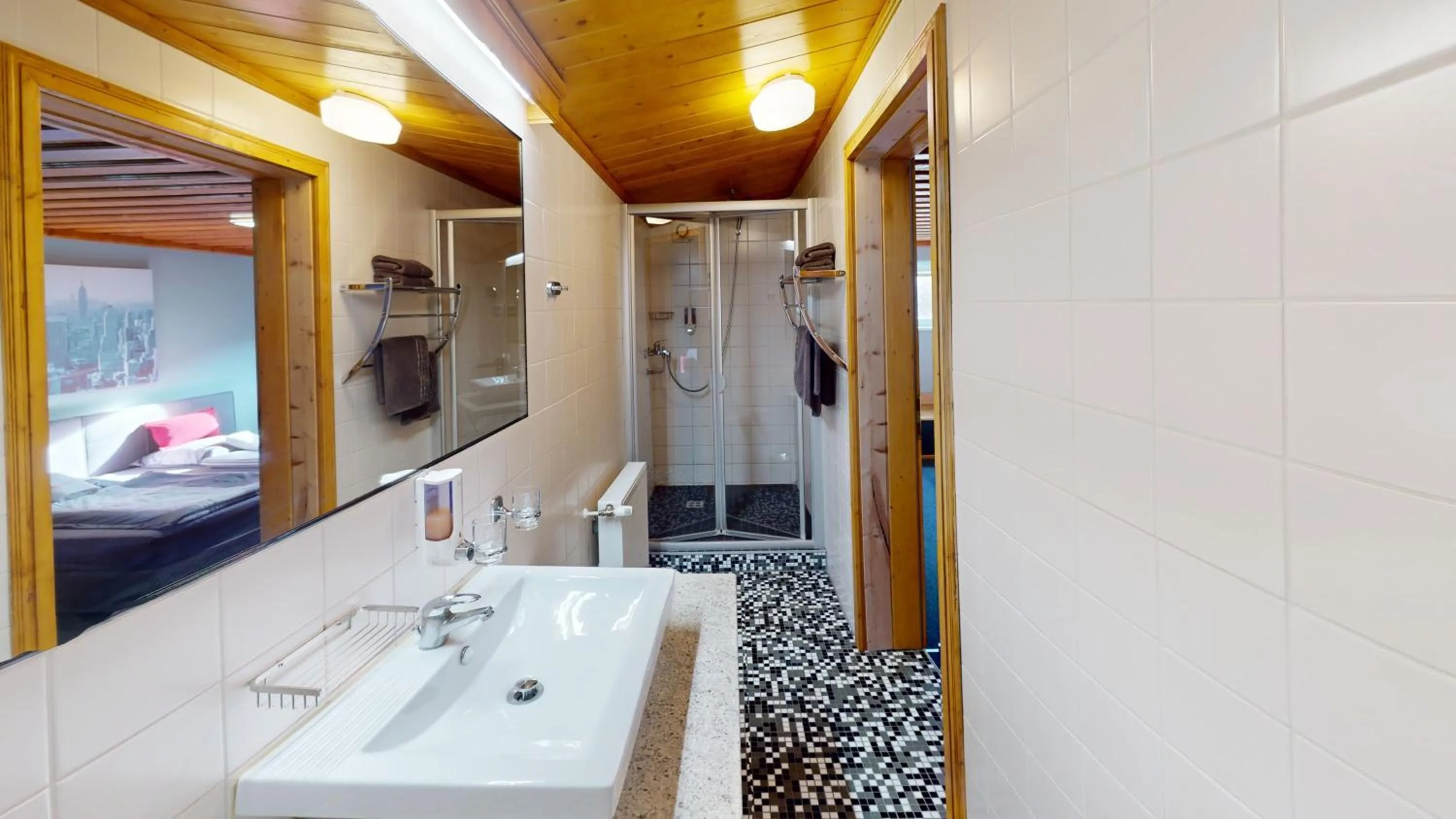 Bathroom in Moving Rooms