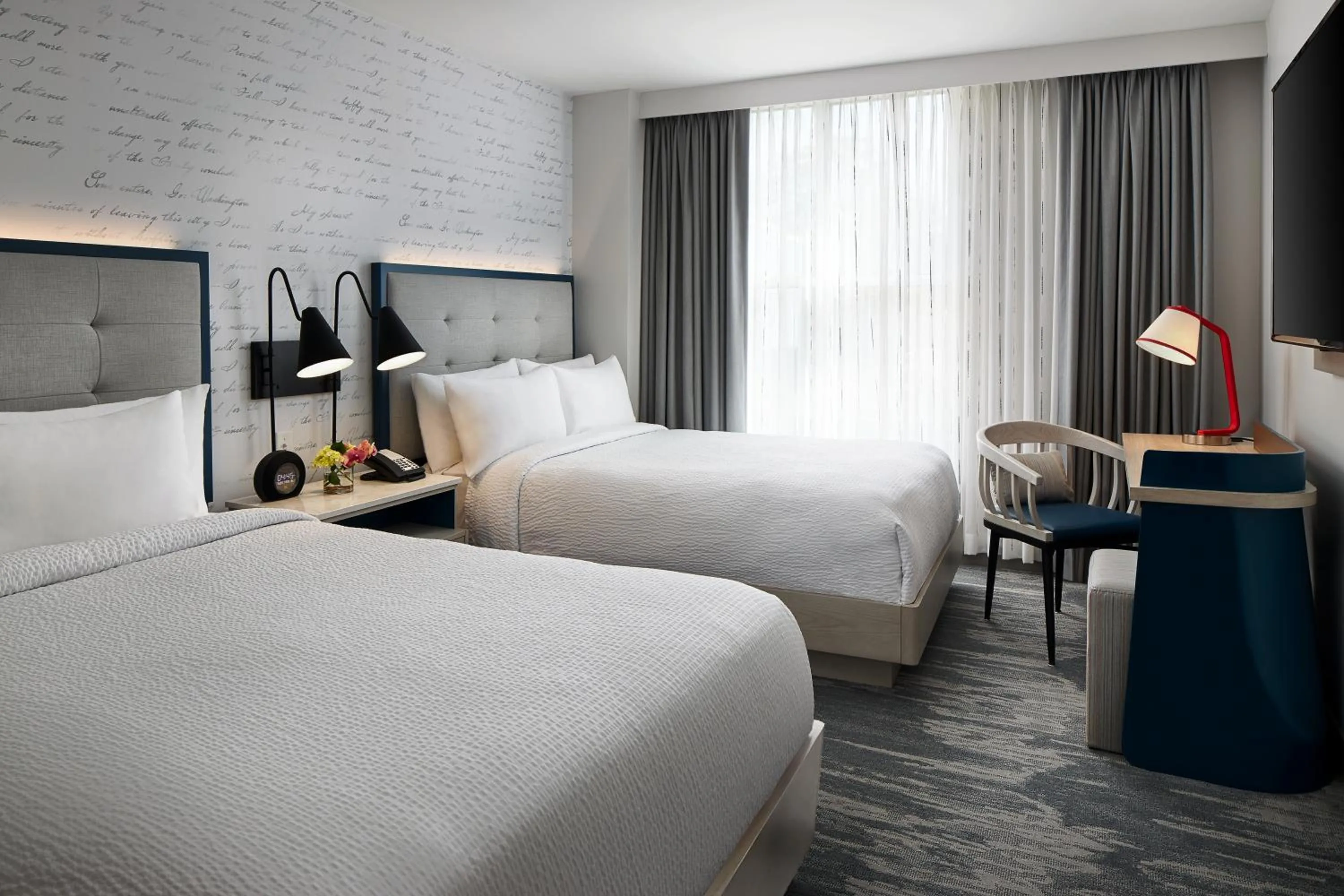 Bed in Hyatt Centric Old Town Alexandria