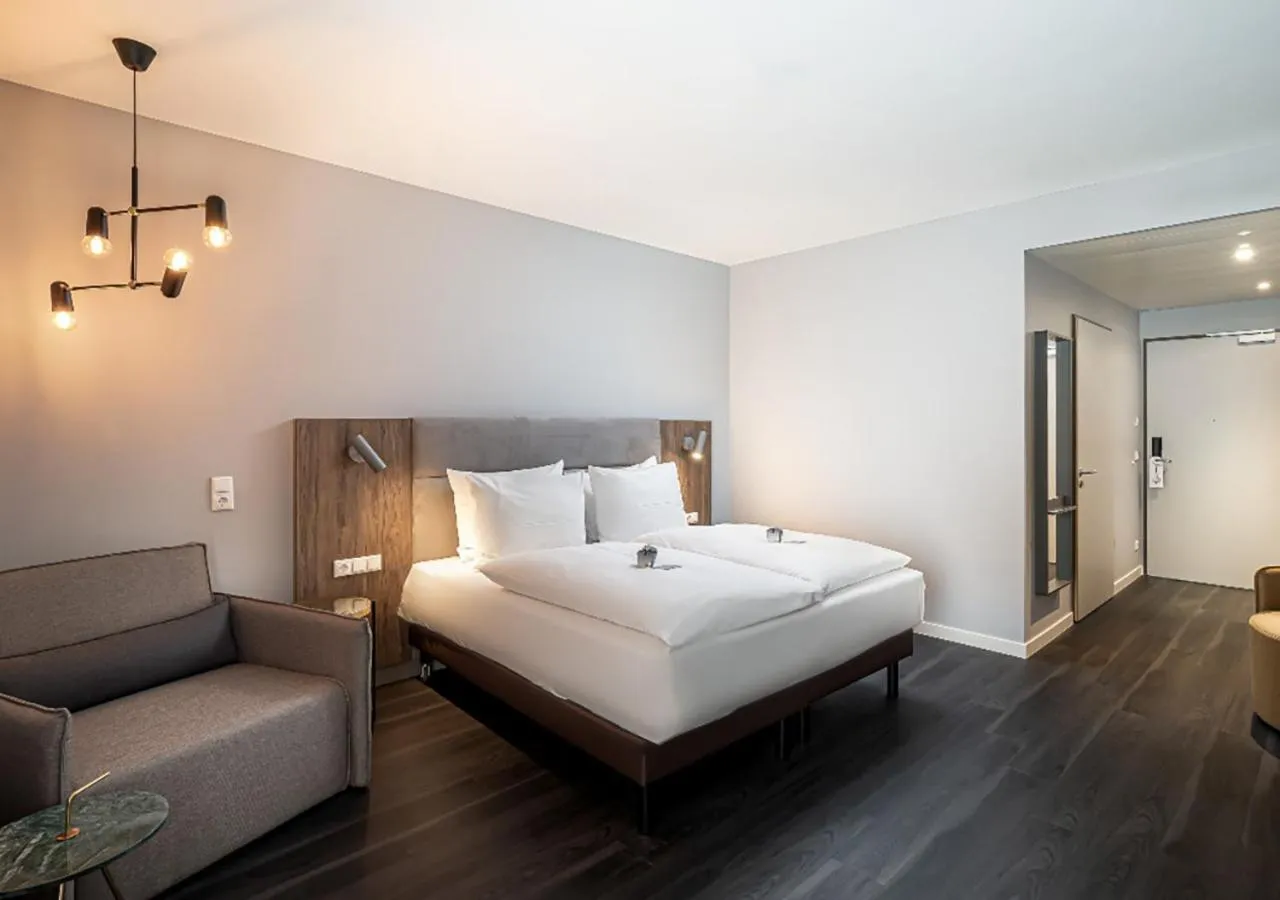 Bed in elaya hotel oberhausen, Trademark by Wyndham