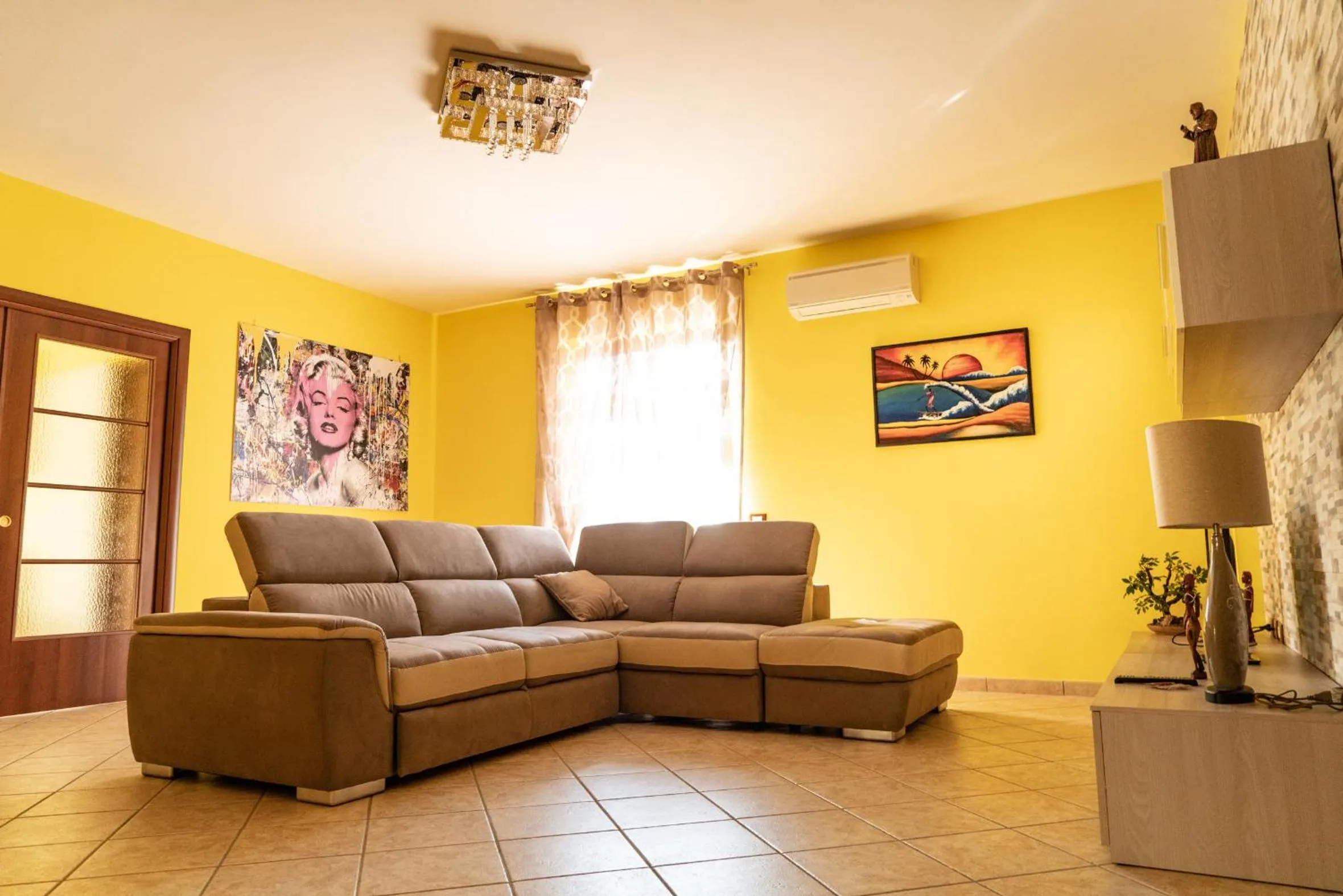 Living room in B&B Salerno