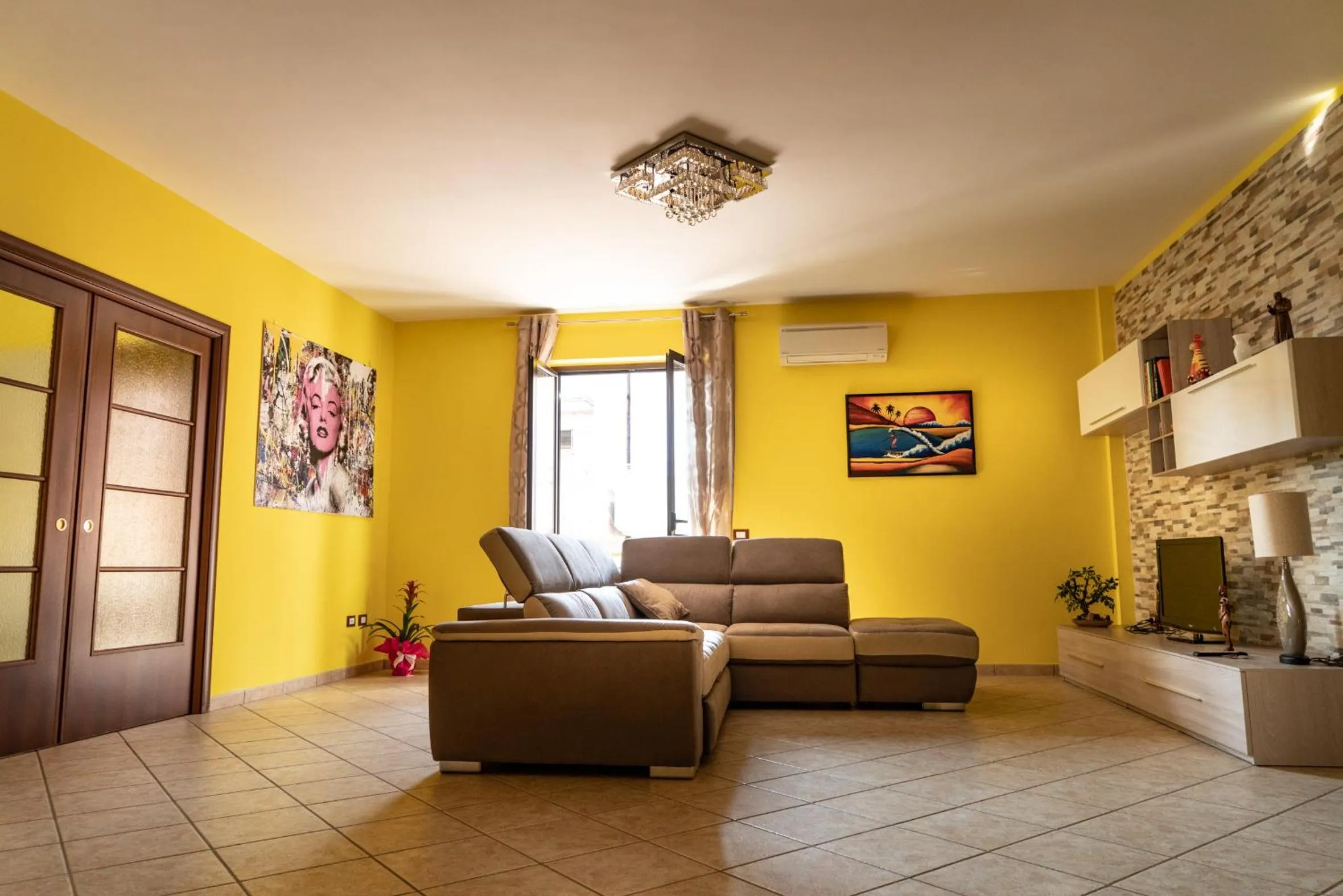 Living room in B&B Salerno