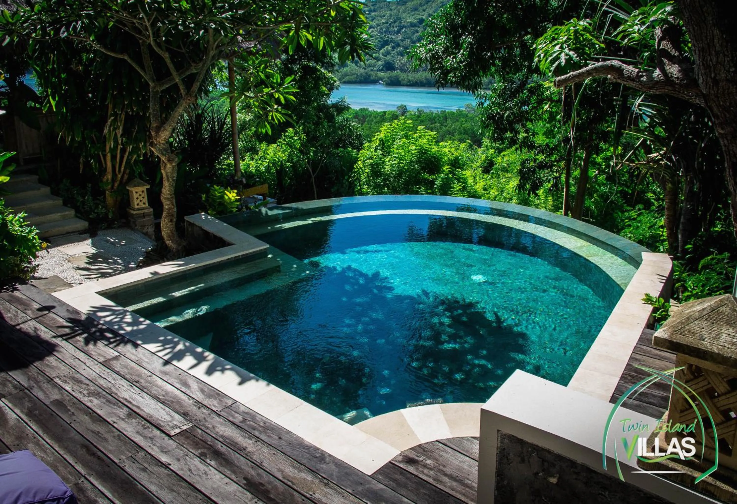 Sea view in Twin Island Villas & Dive Resort