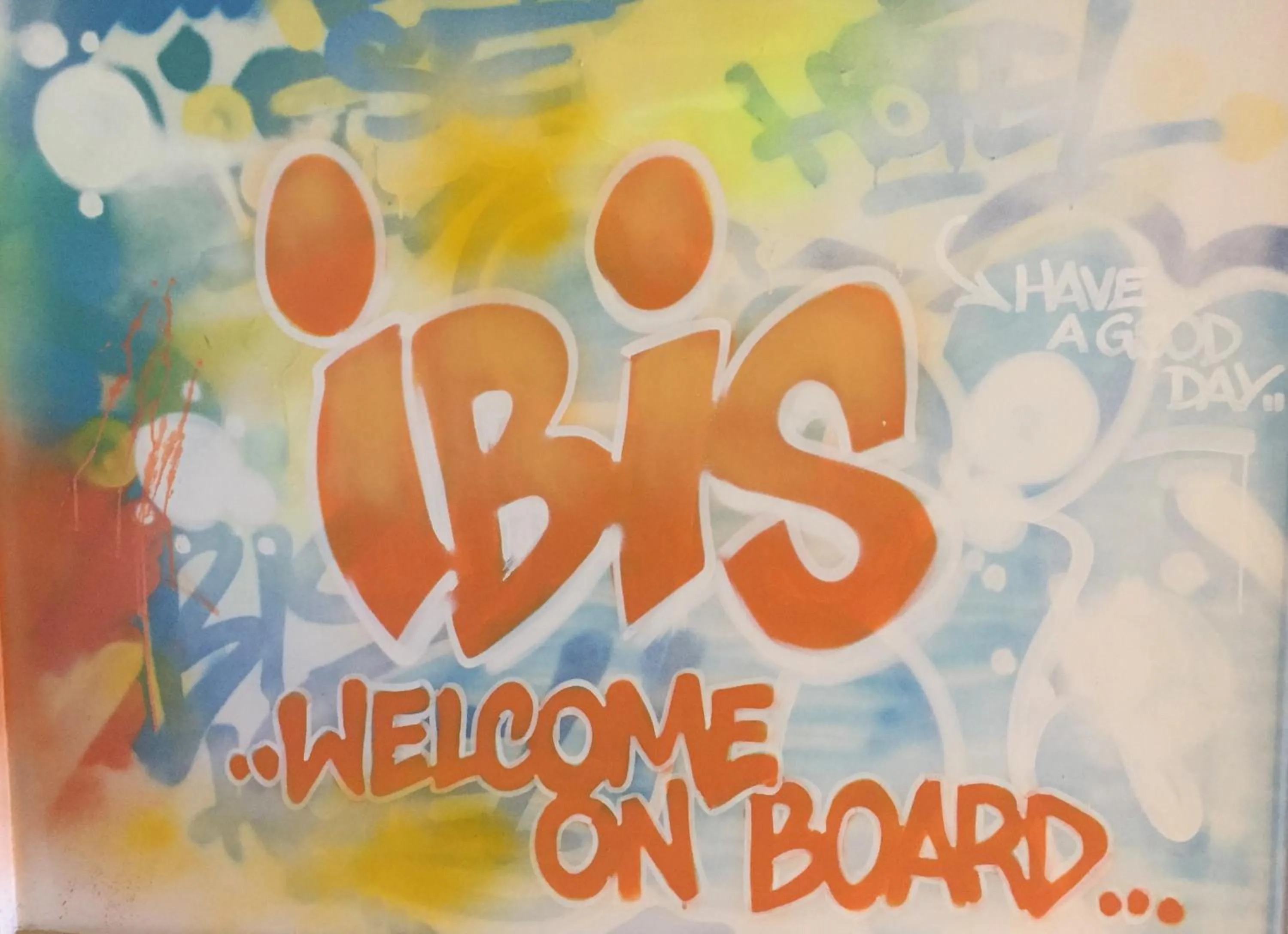 Decorative detail in ibis Toulouse Aeroport