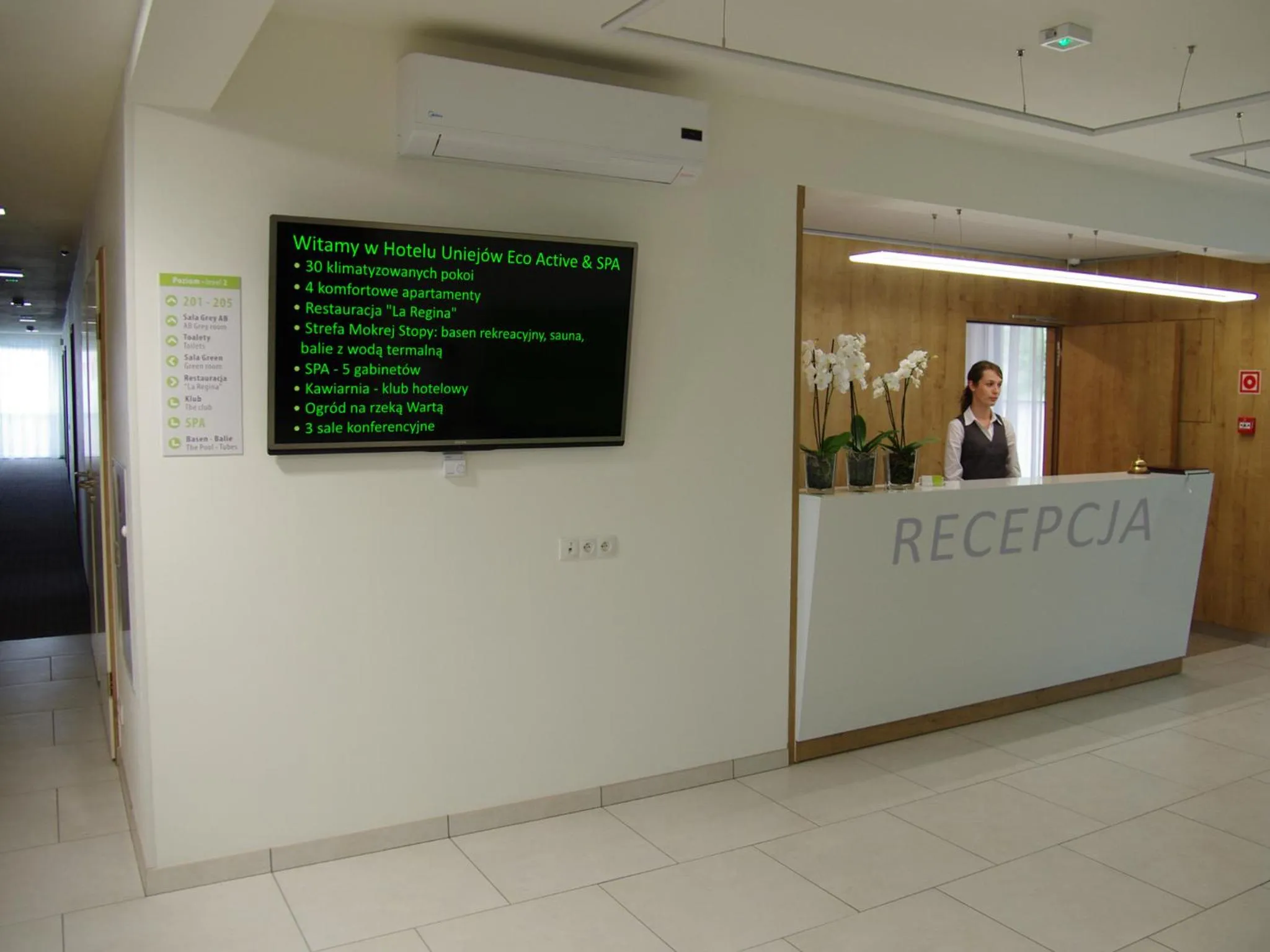 Lobby or reception in Hotel Uniejów