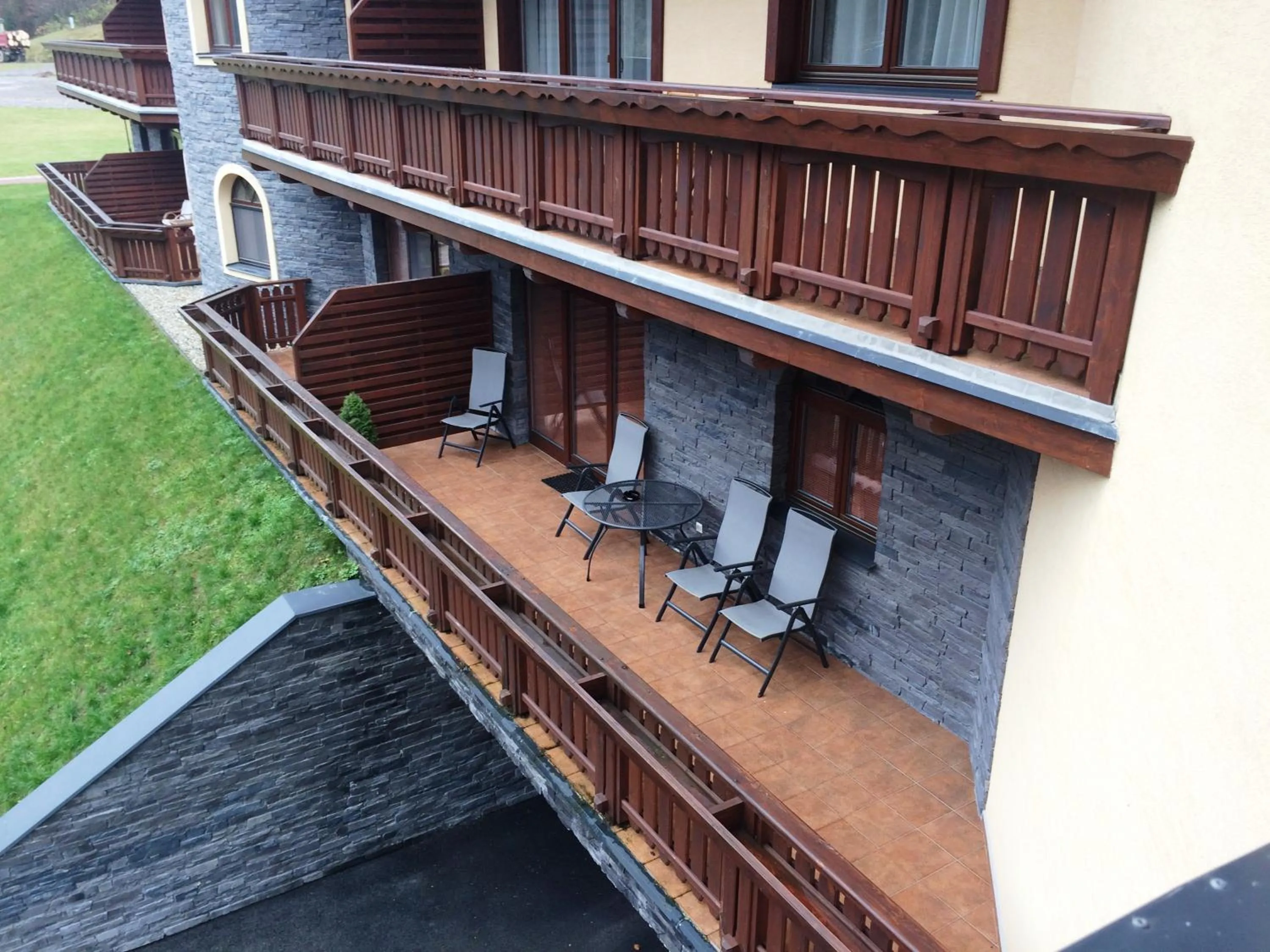 Balcony/Terrace in Apartmán KLAUDIA Tále