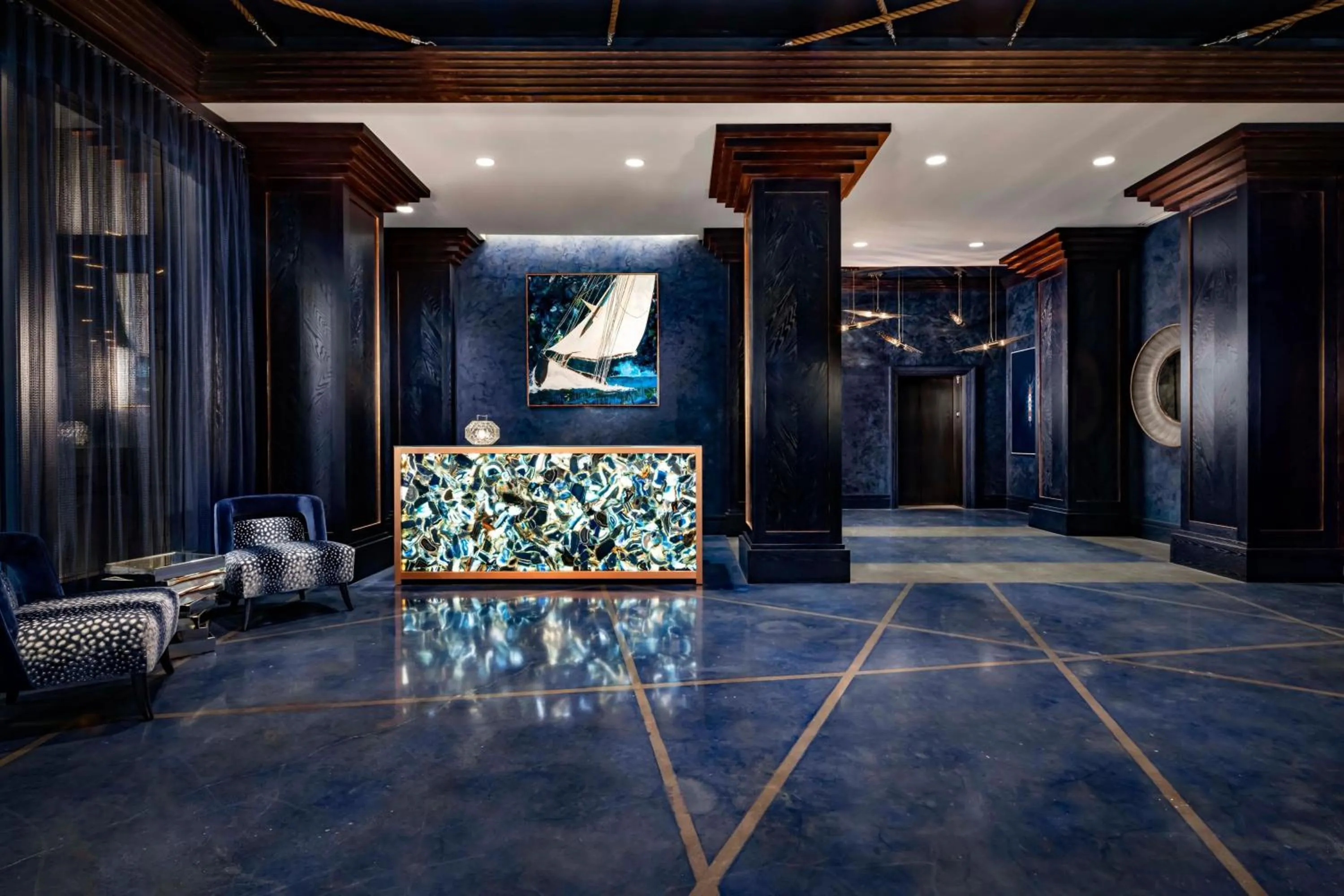 Lobby or reception in JW Marriott Savannah Plant Riverside District