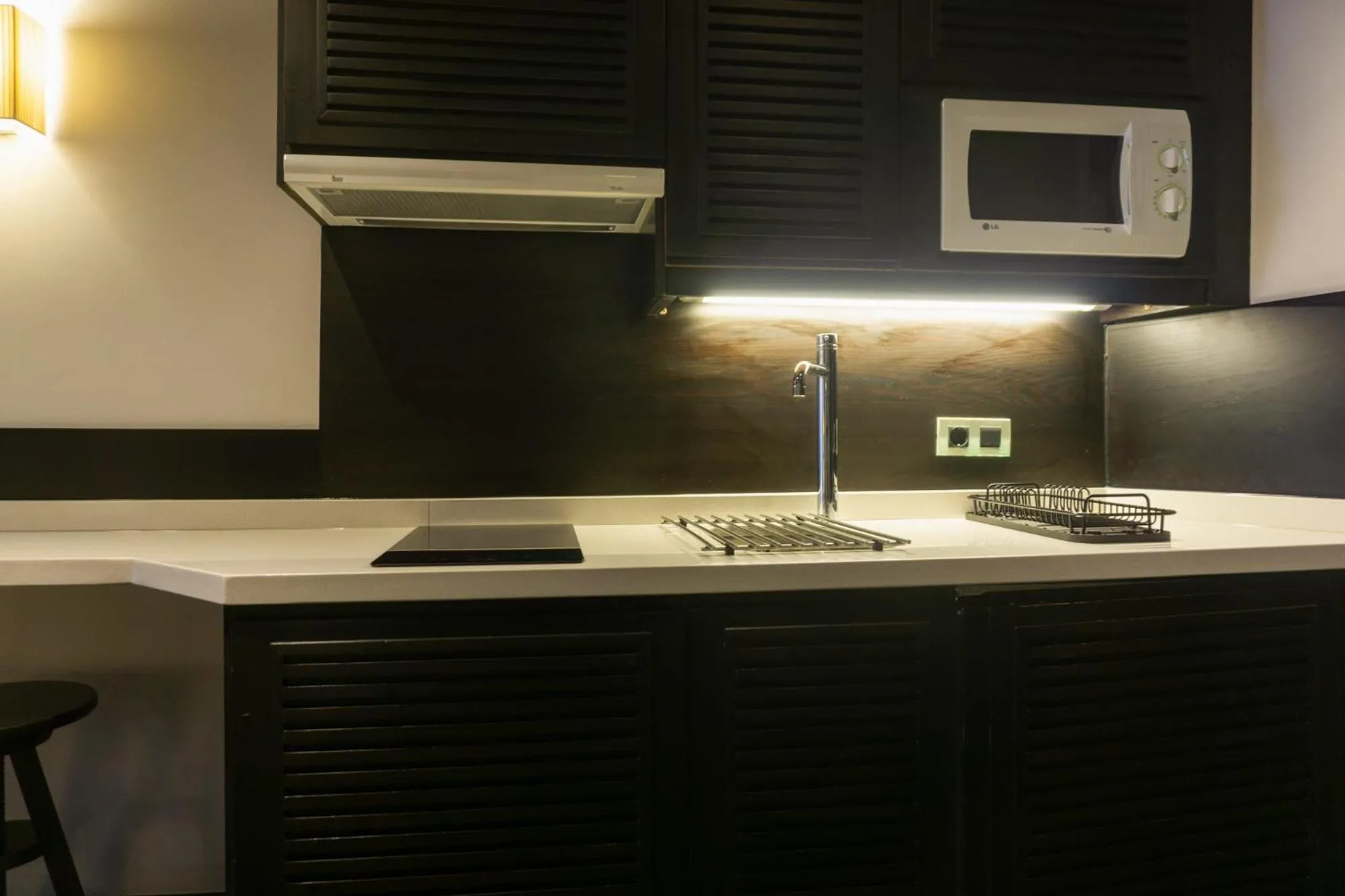 Kitchen or kitchenette in La Plaza