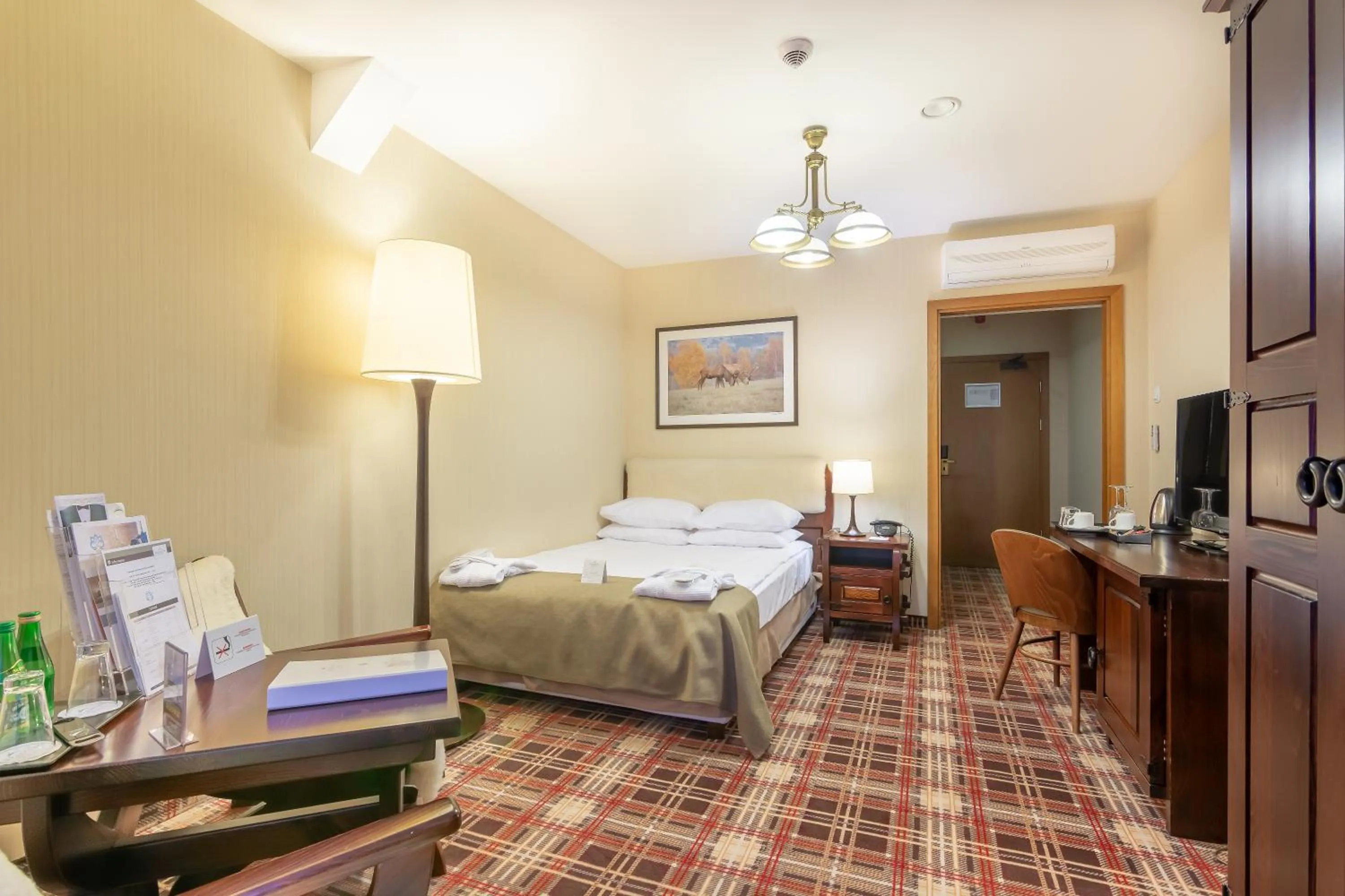 Bed in Hotel Arłamów