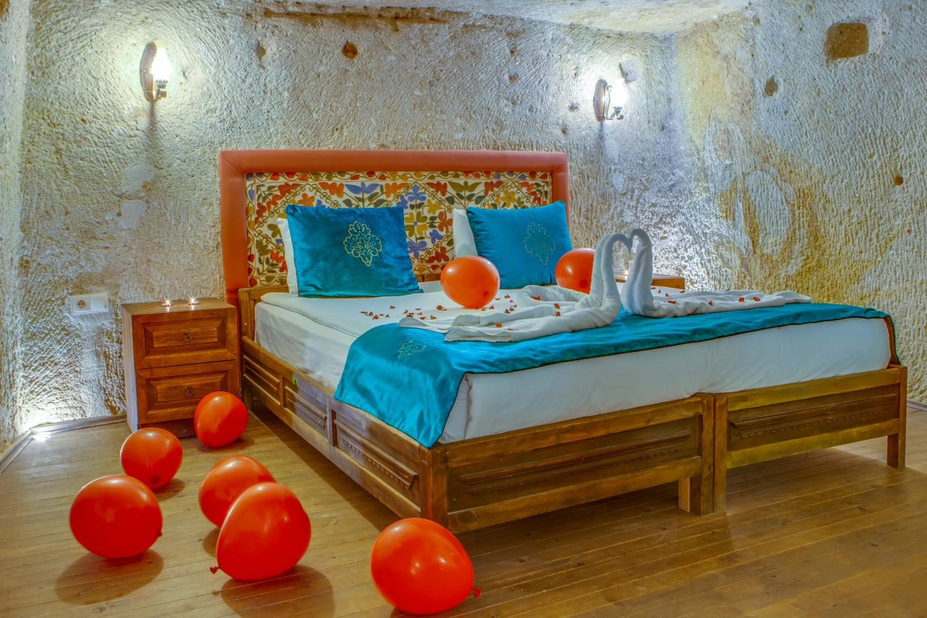 Bed in Cappadocia Abras Cave Hotel
