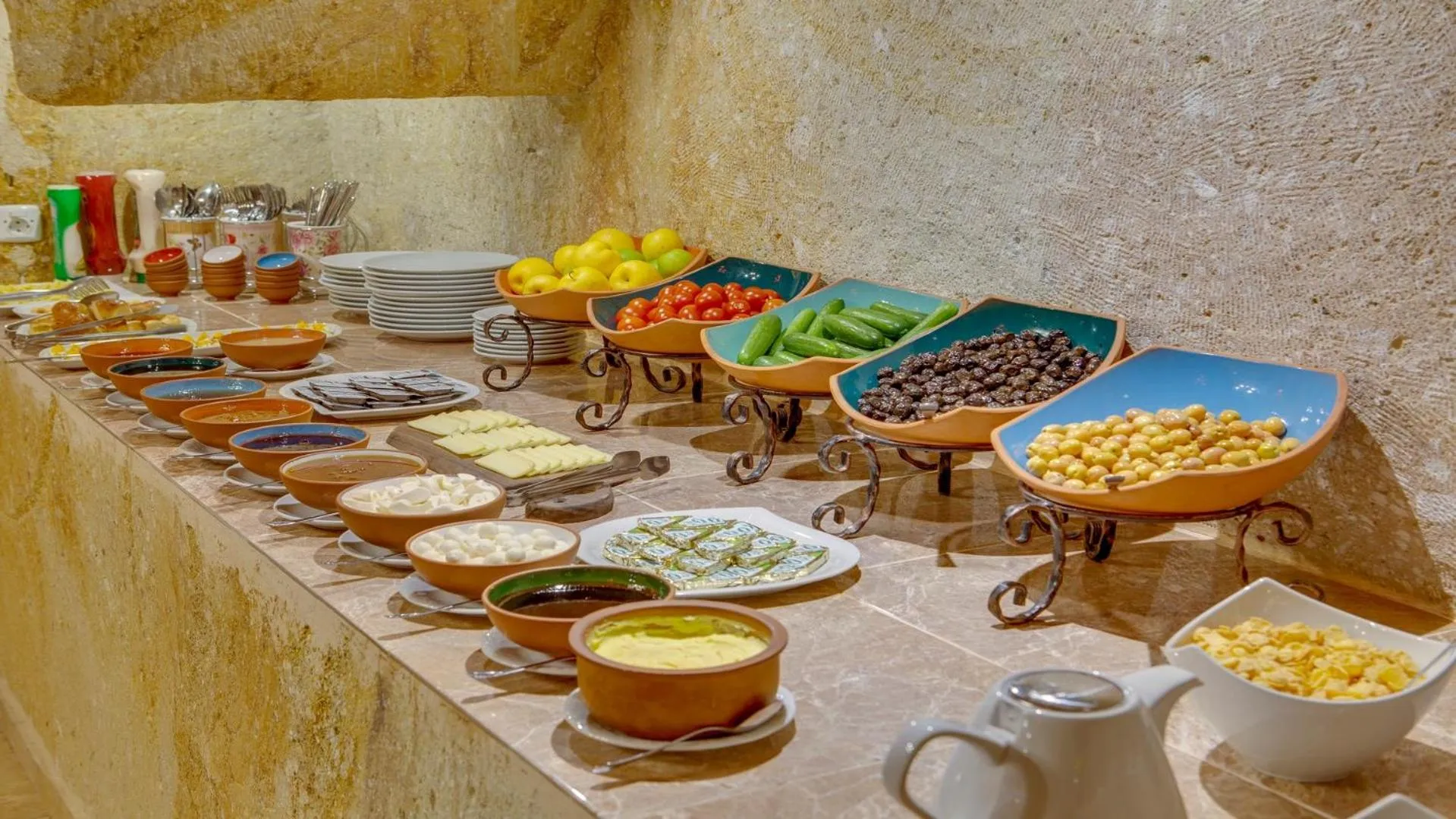 Food and drinks in Cappadocia Abras Cave Hotel