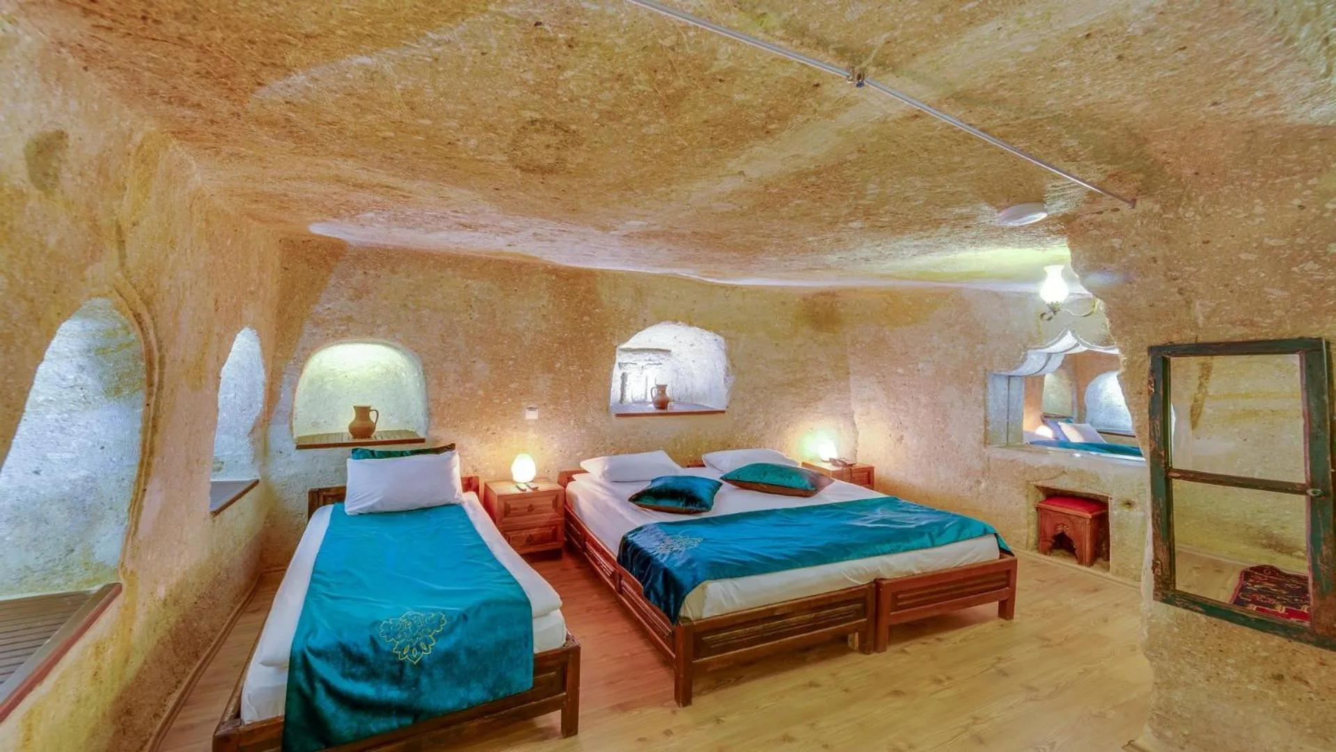 Bedroom, Bed in Cappadocia Abras Cave Hotel