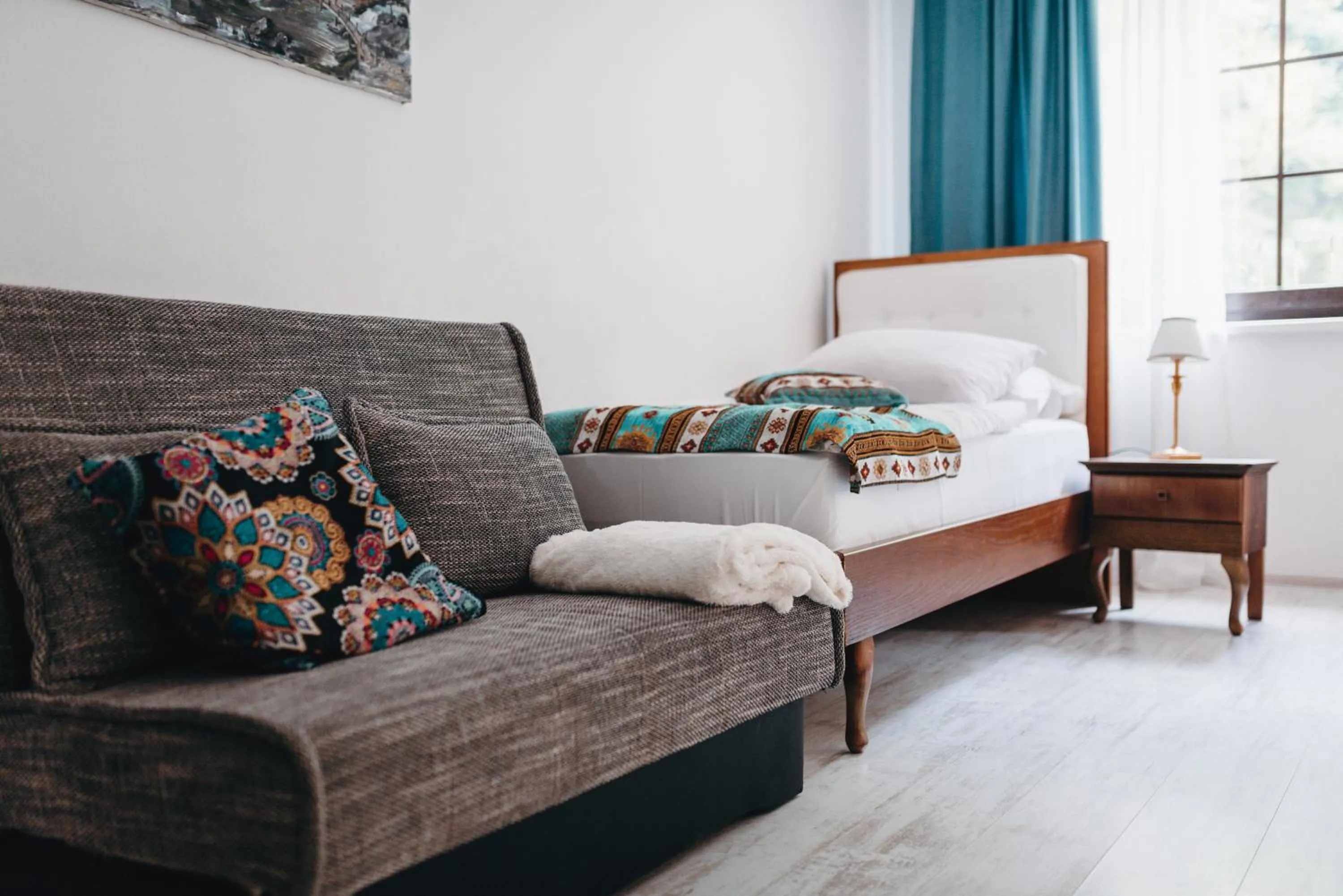 Bed in Hotel Kostelski Buk