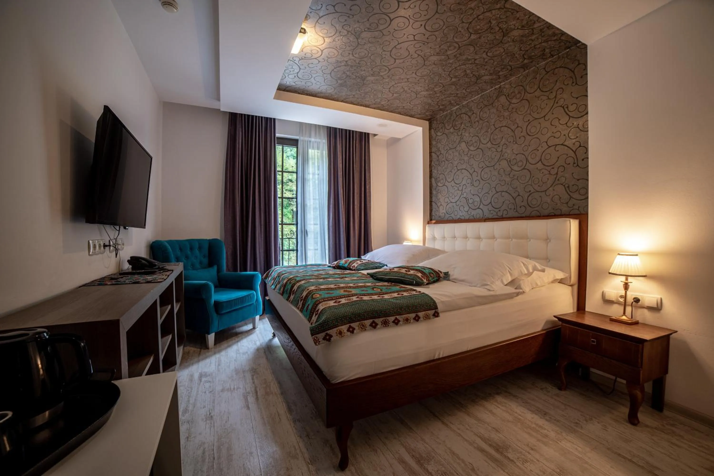 Bedroom, Bed in Hotel Kostelski Buk