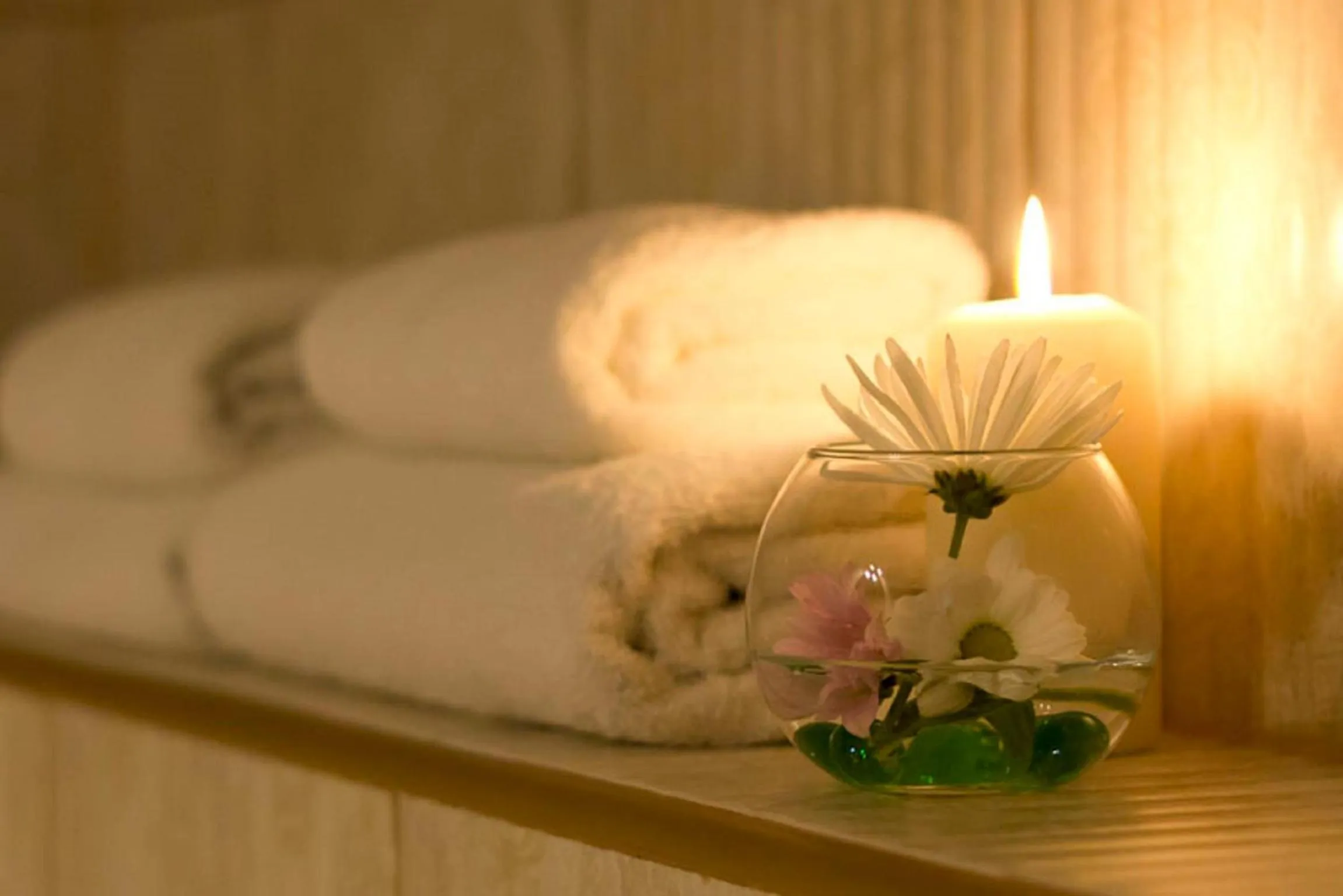 Bathroom, Bed in Hotel Kostelski Buk