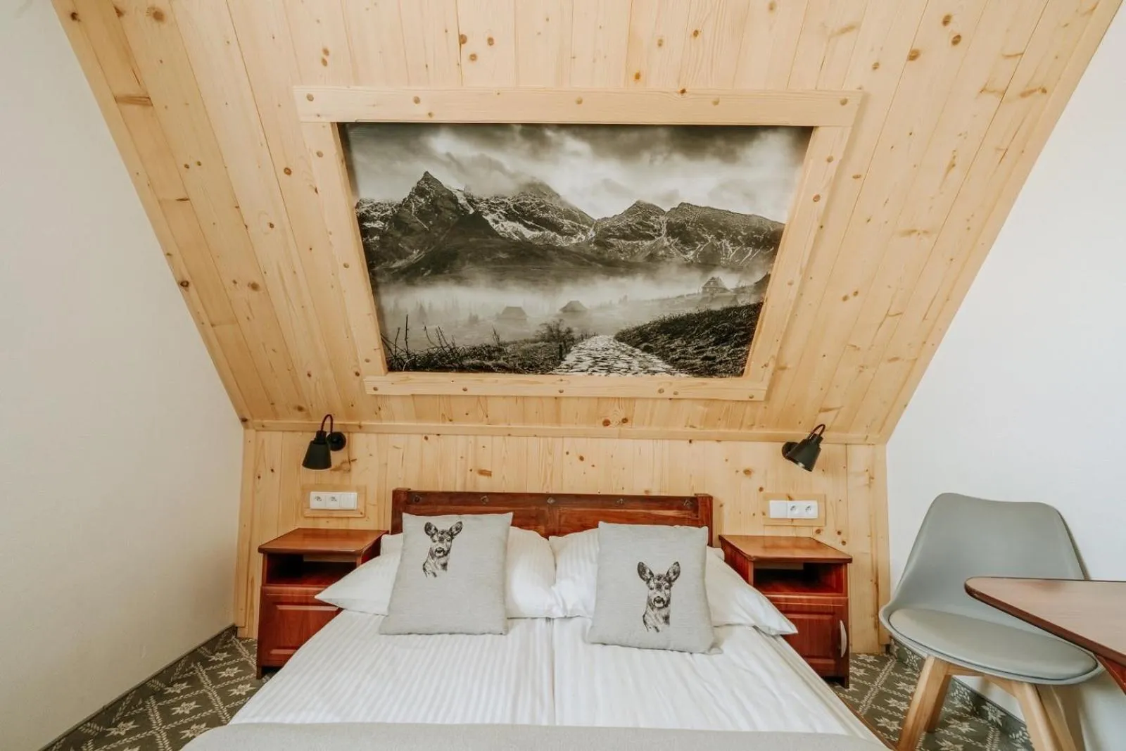 Bed in Willa Swoboda Garden Spa