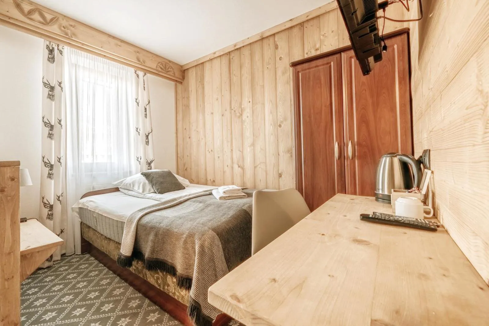 Bed in Willa Swoboda Garden Spa