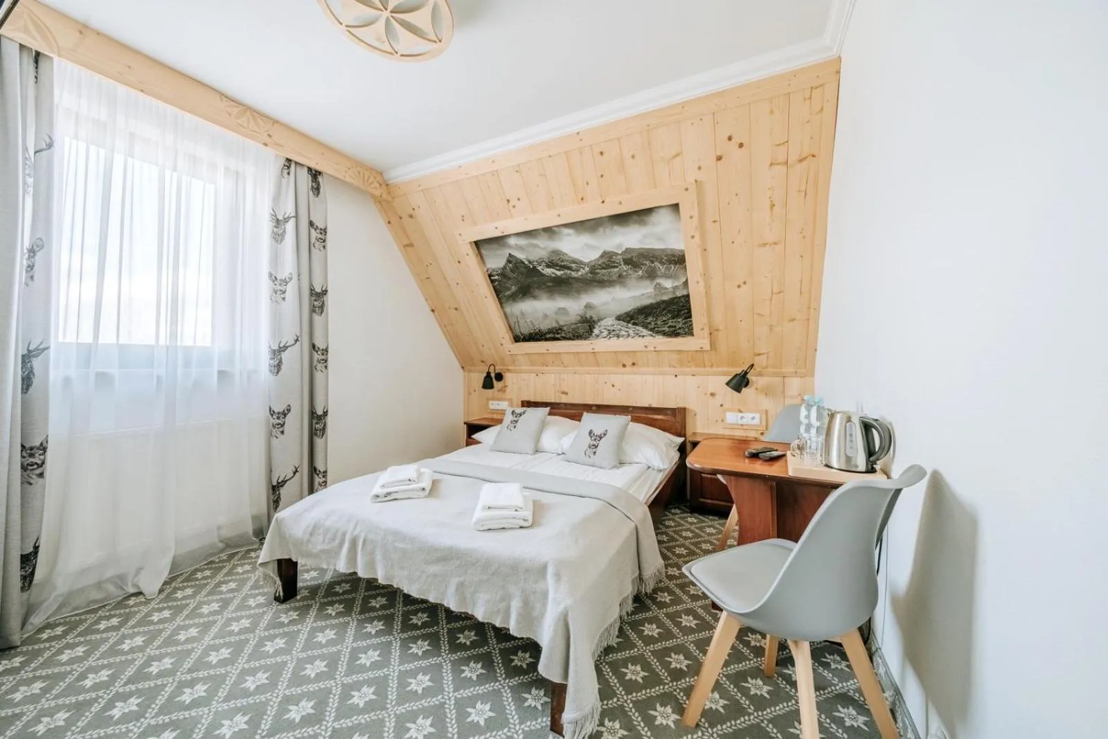 Bed in Willa Swoboda Garden Spa