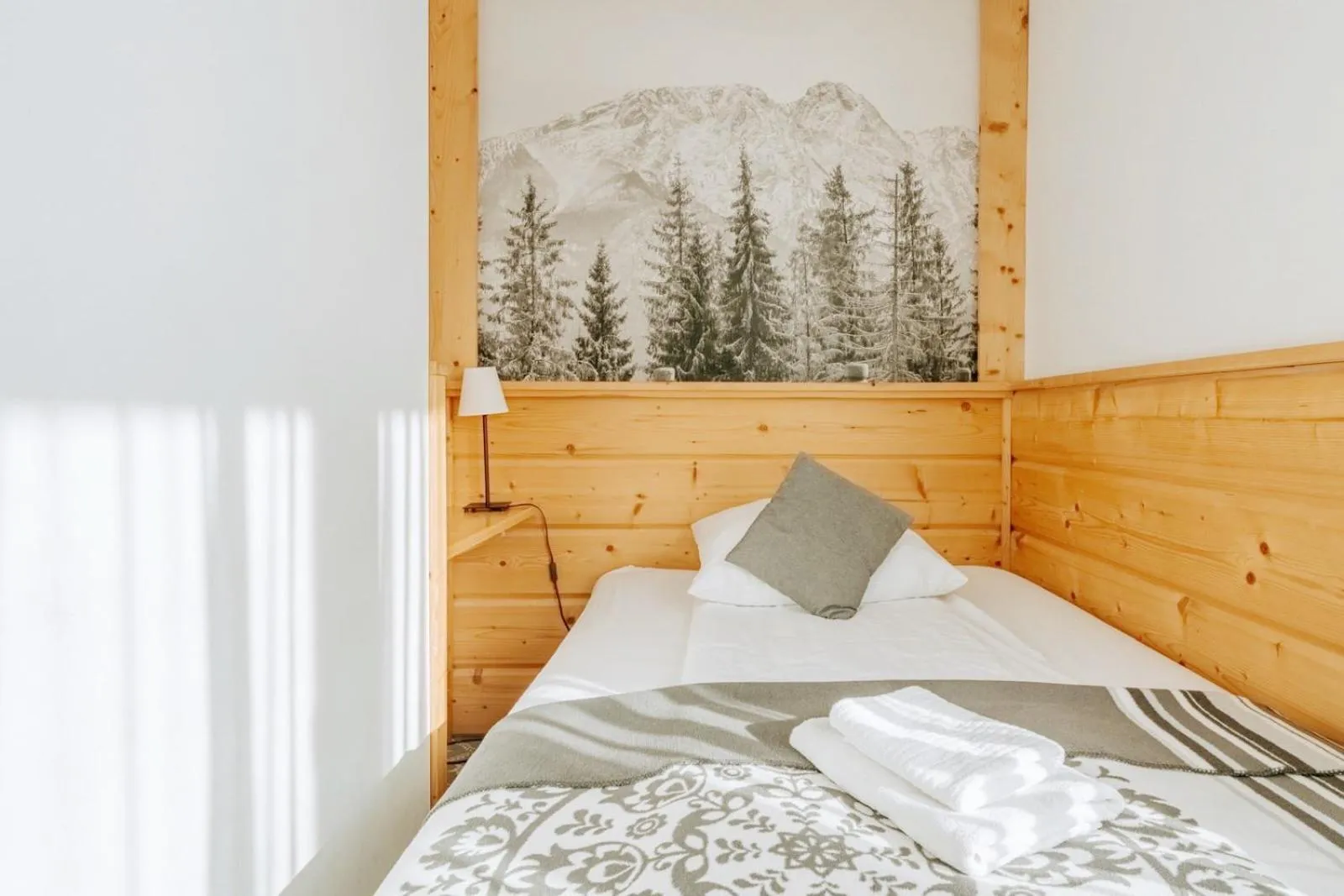 Bed in Willa Swoboda Garden Spa