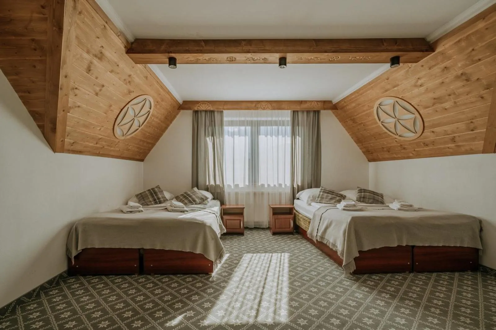 Bed in Willa Swoboda Garden Spa