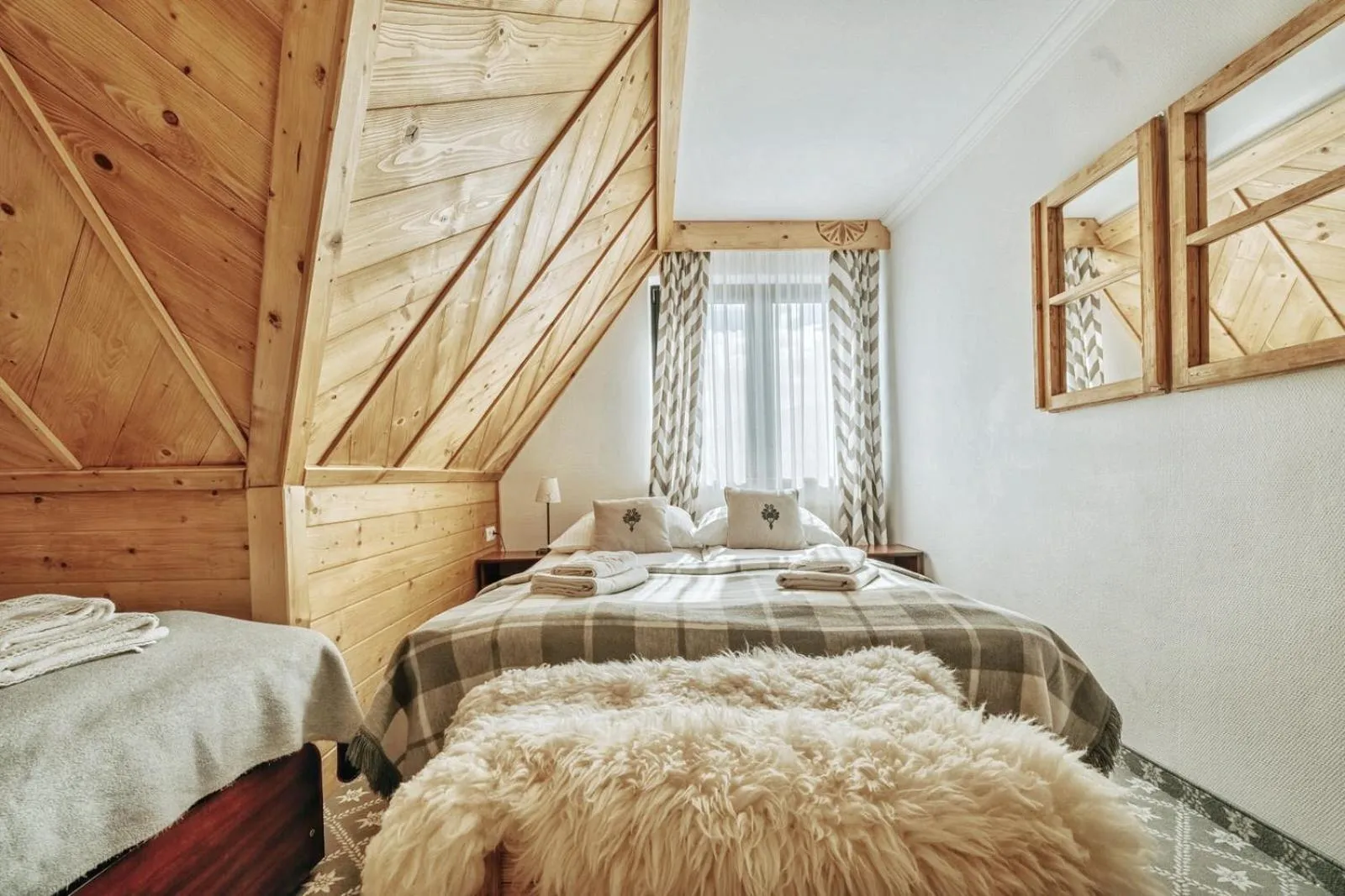 Bed in Willa Swoboda Garden Spa