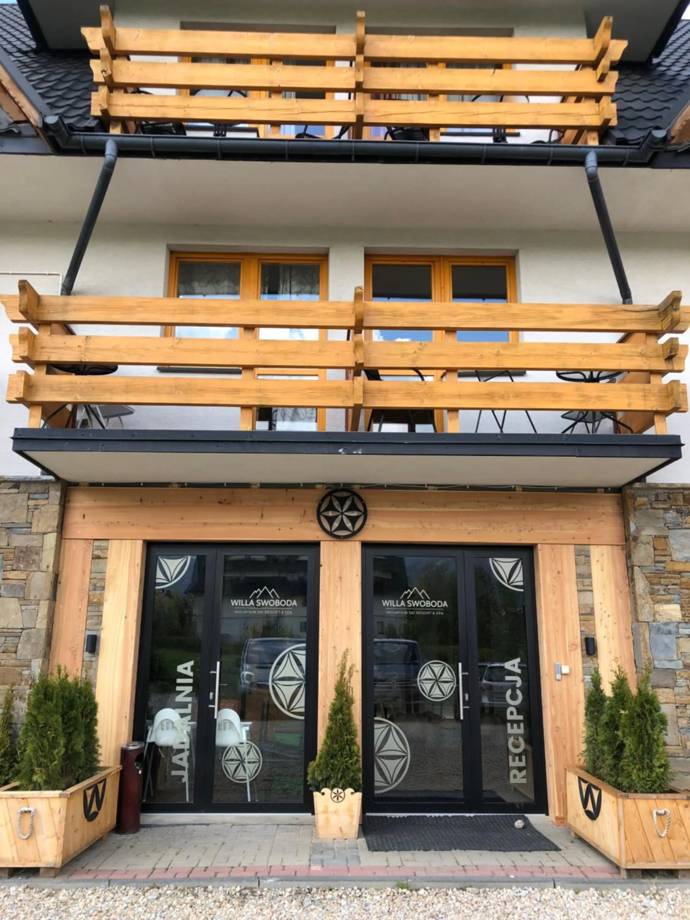 Property building in Willa Swoboda Garden Spa