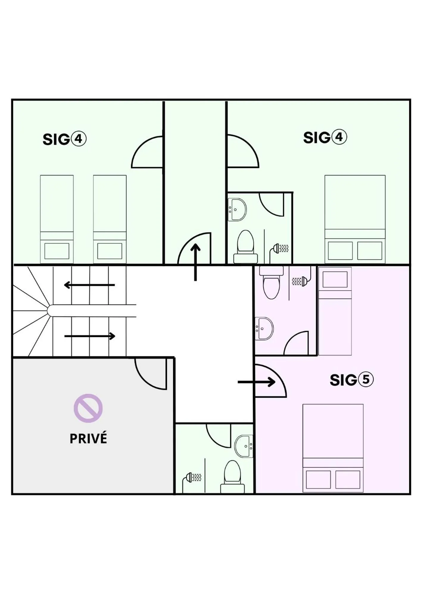 Floor plan in Abitarela - Maison d'Hôtes - B&B